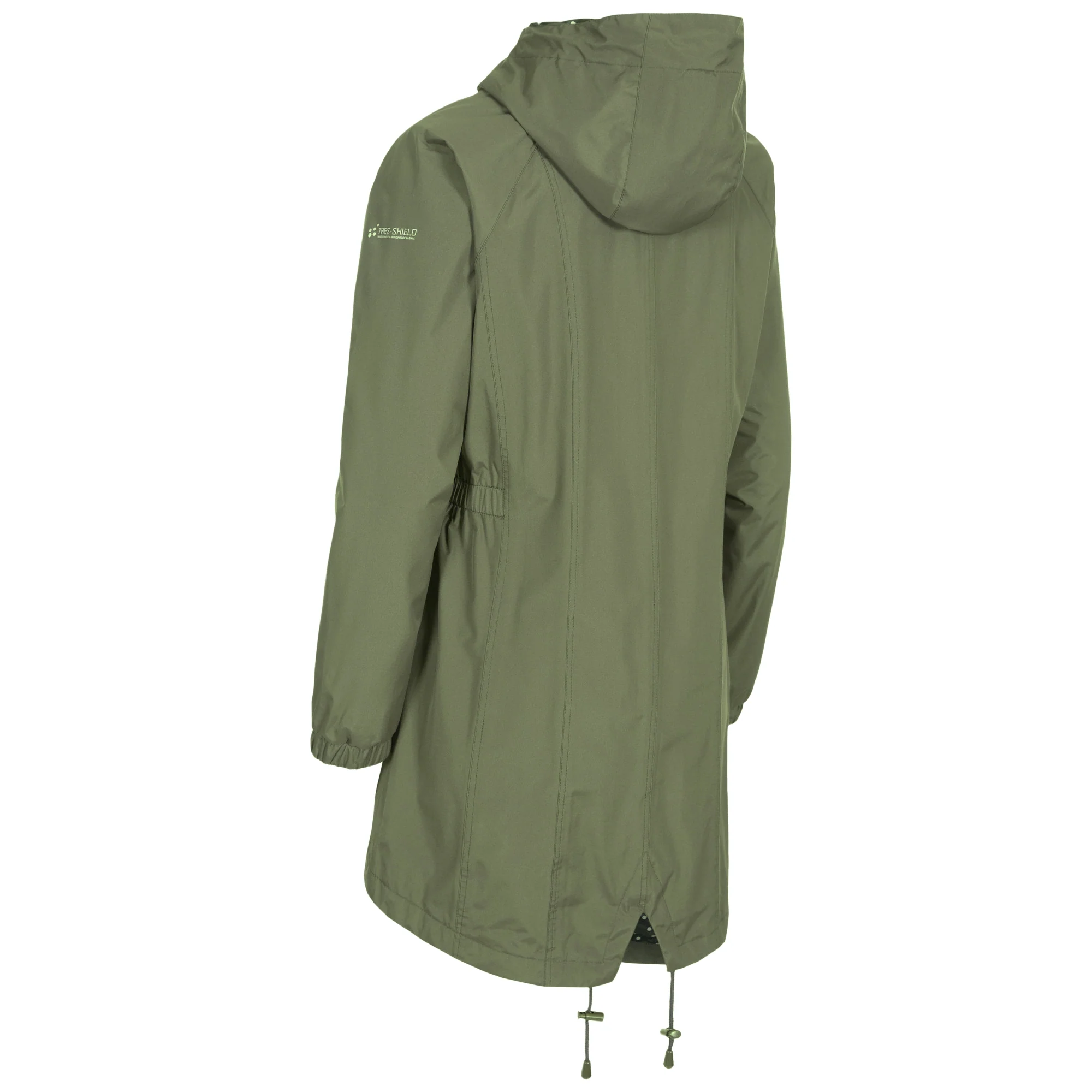 Trespass Womens Waterproof Shell Jacket Moss - Image 2