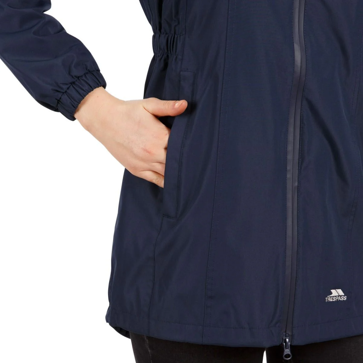 Trespass Womens Waterproof Shell Jacket Navy - Image 4