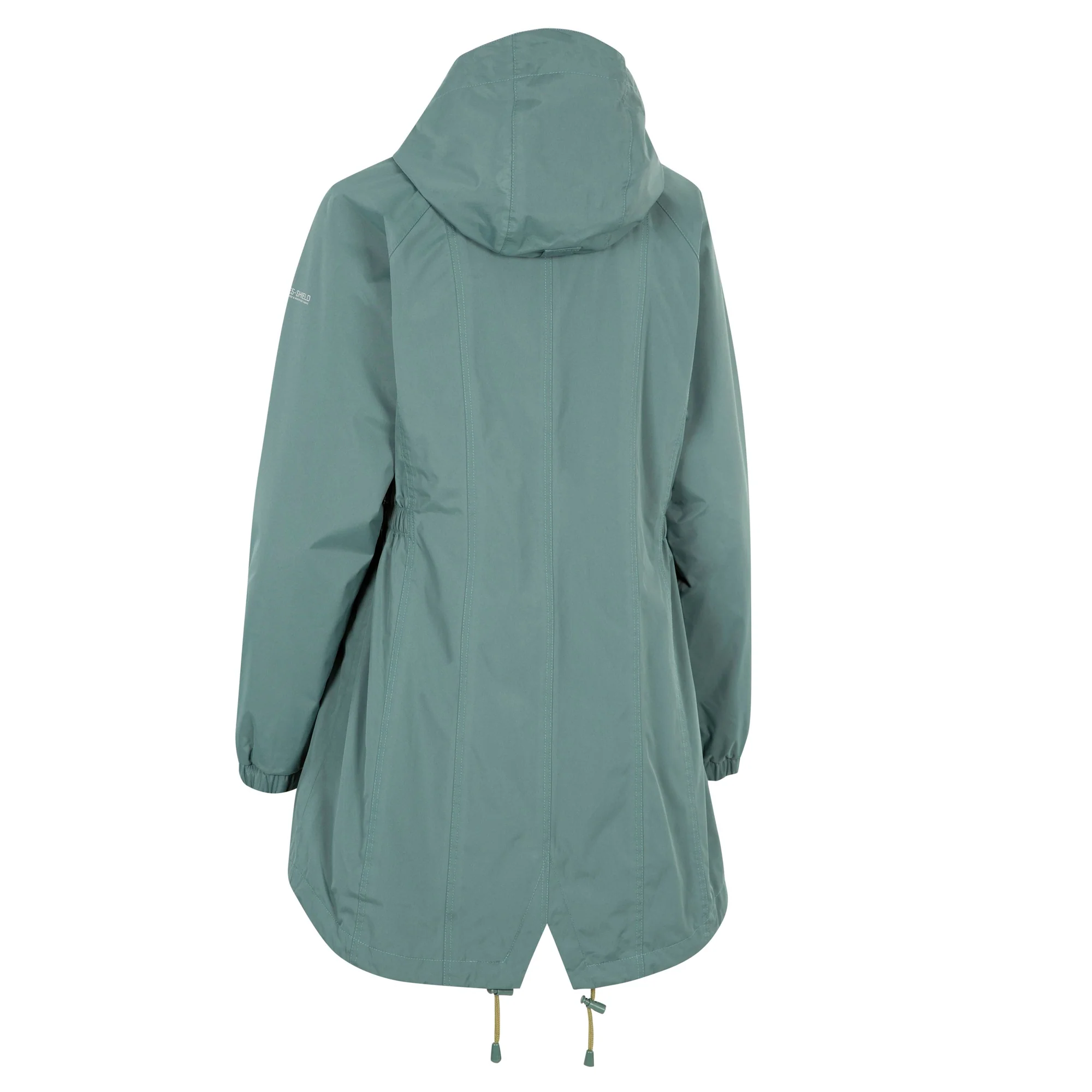 Trespass Womens Waterproof Shell Jacket Spruce Green - Image 2