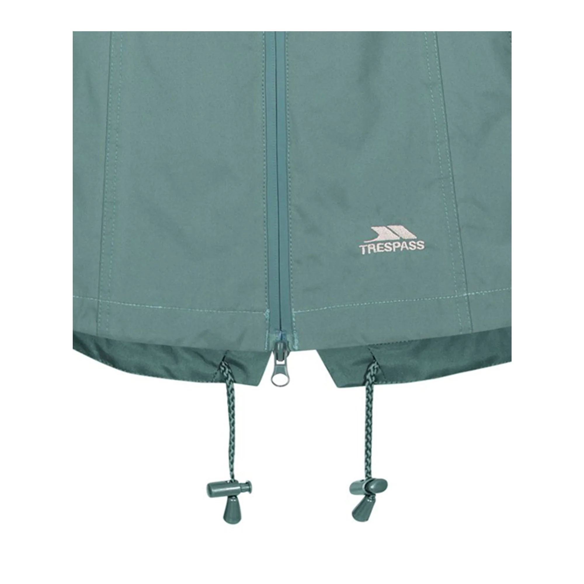 Trespass Womens Waterproof Shell Jacket Spruce Green - Image 3