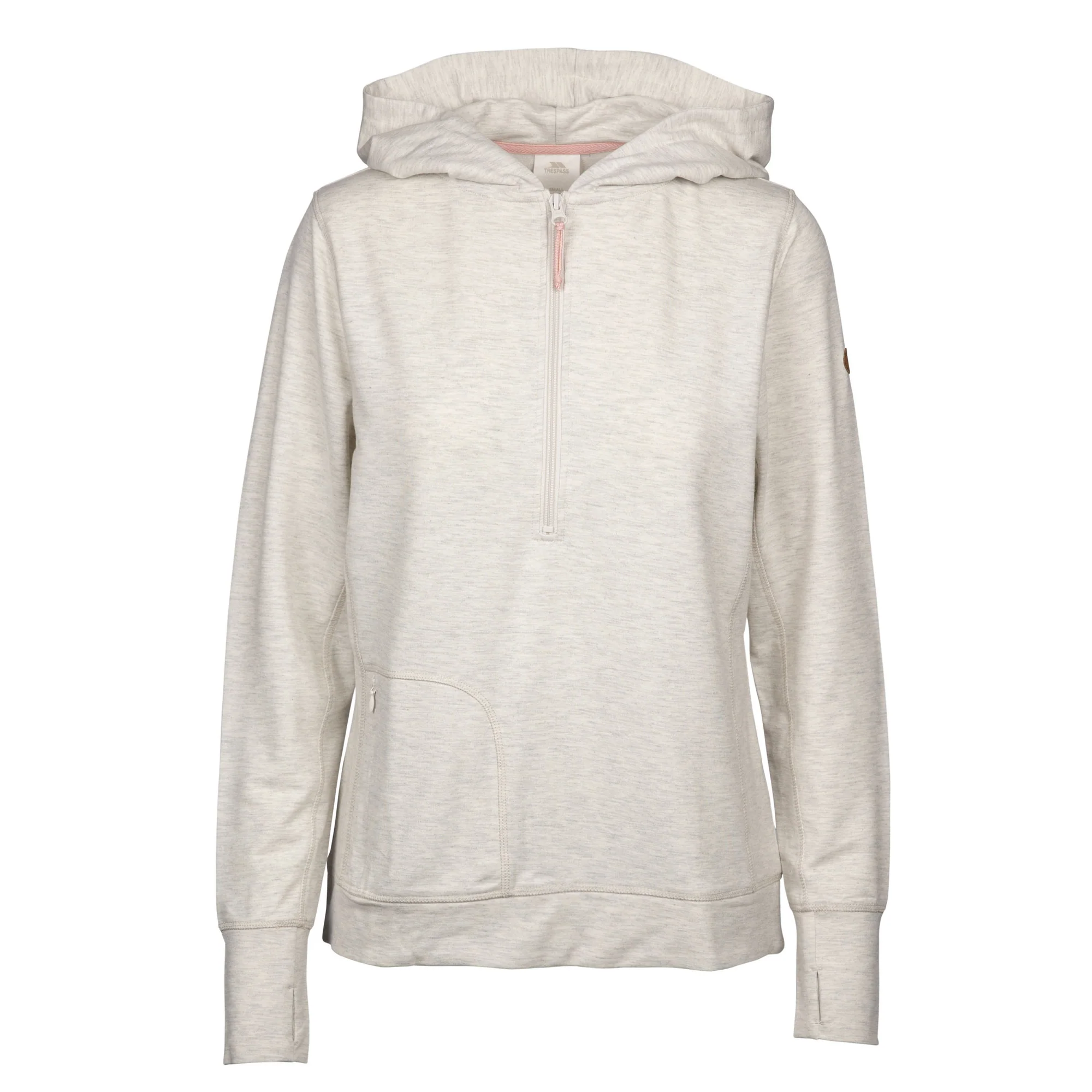 Trespass Womens Zia Hoodie Cream Marl