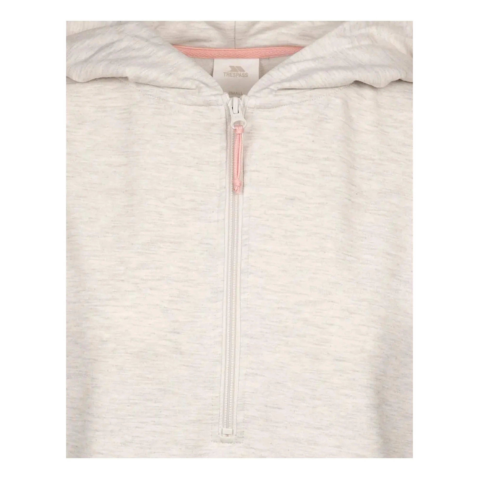 Trespass Womens Zia Hoodie Cream Marl - Image 3