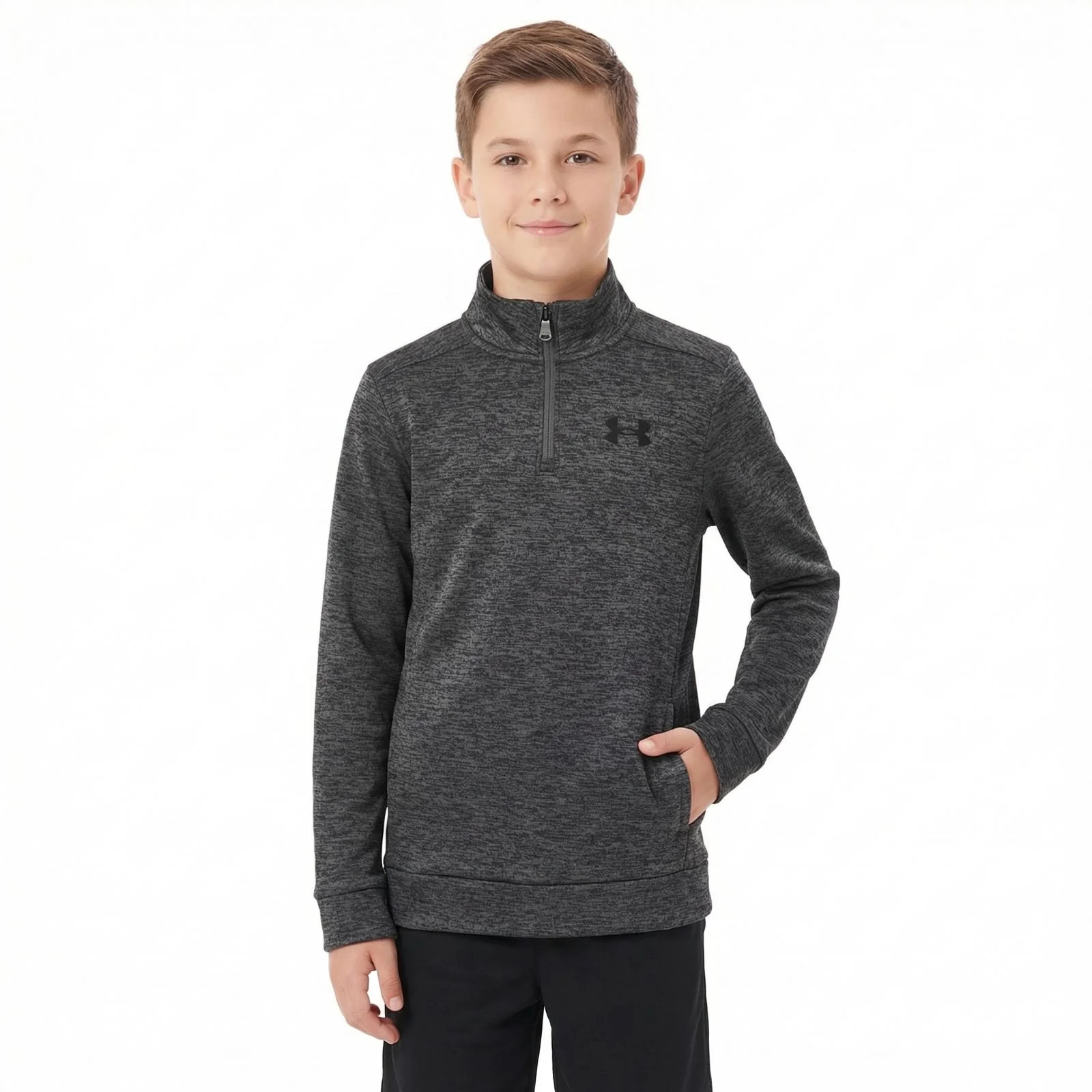 Under Armour Boys Armour Half-Zip Fleece
