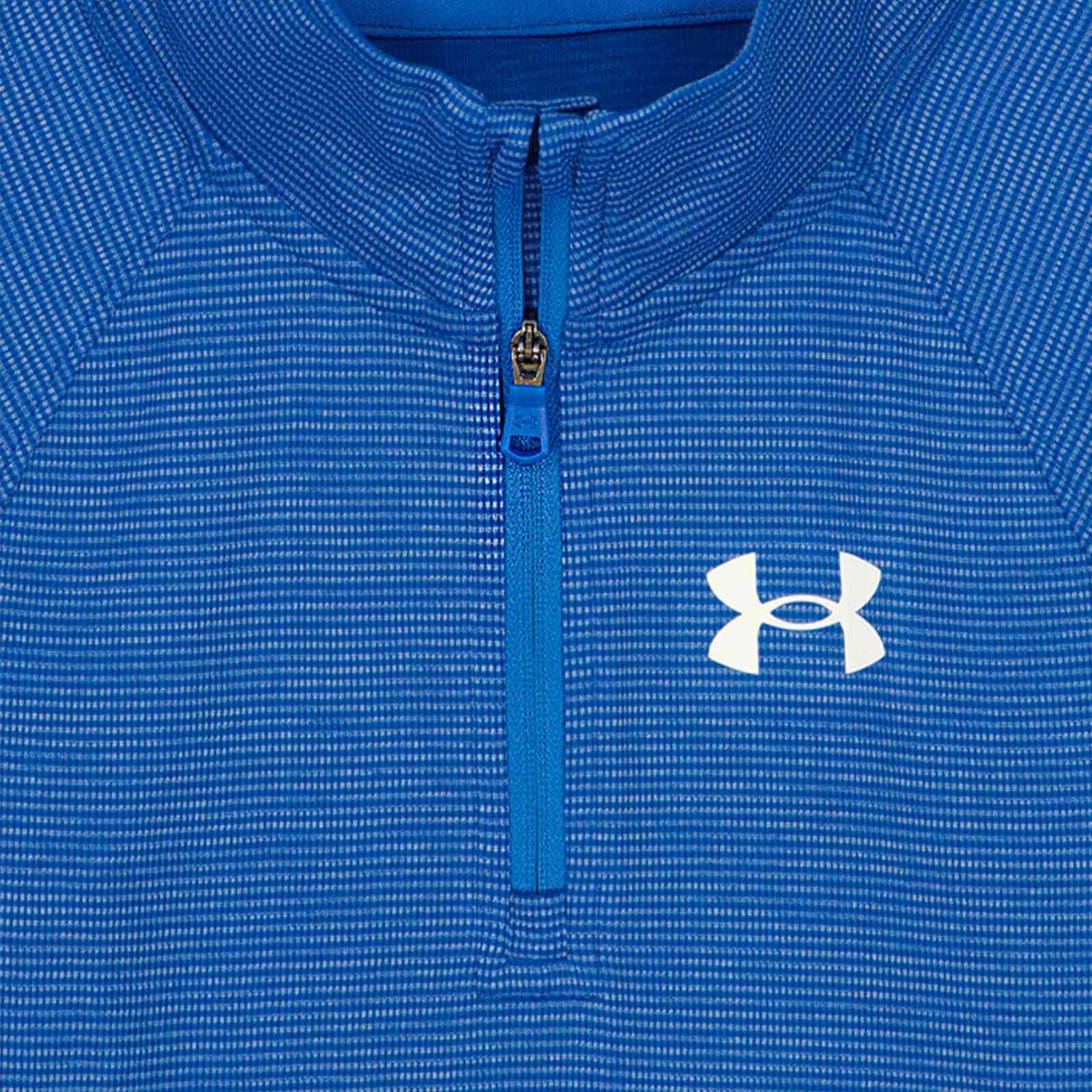 UA Boys Q Zip RyeBread Set Blue - Image 2