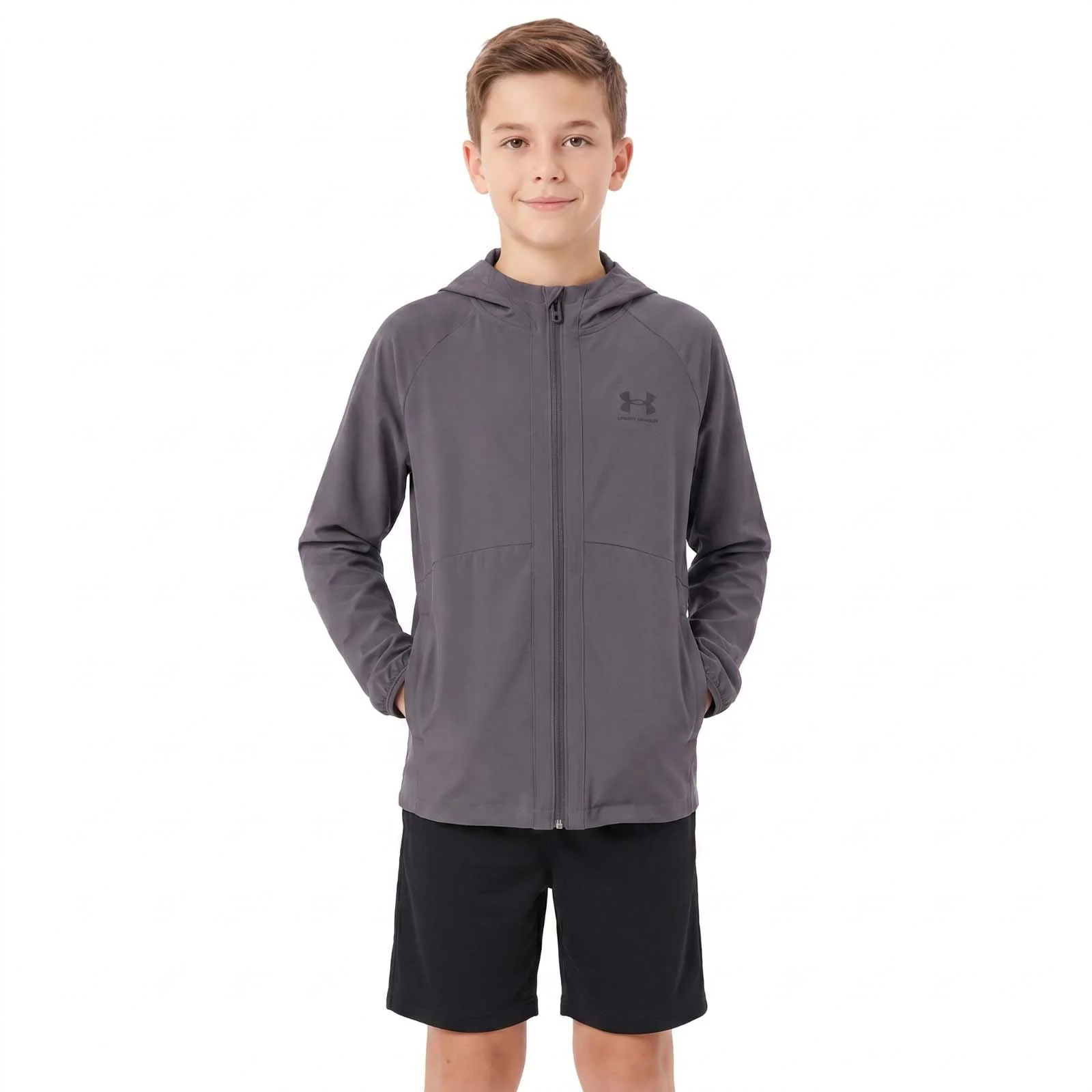 Under Armour Vibe Woven Boys Lightweight Windbreaker Jacket