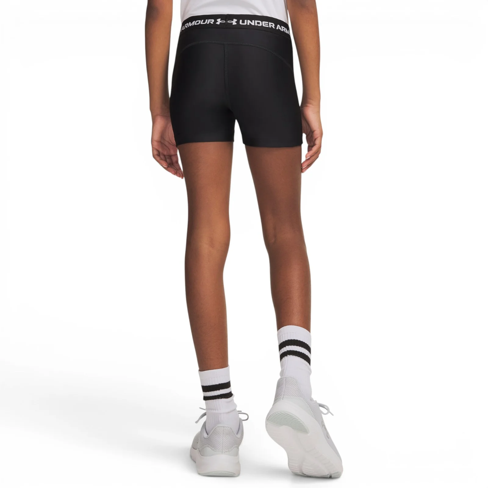 Under Armour HeatGear Girls Lightweight Stretch Shorts - Image 2