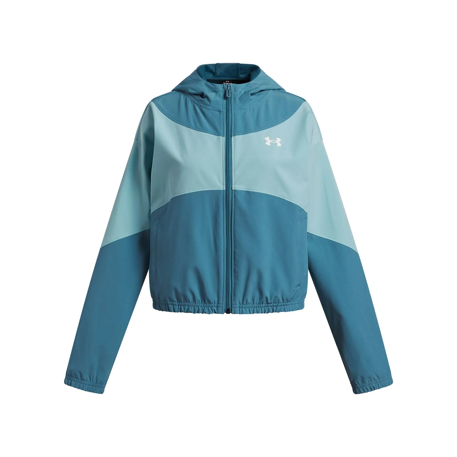 Under Armour Rival Woven Girls Lightweight Jacket - Image 3
