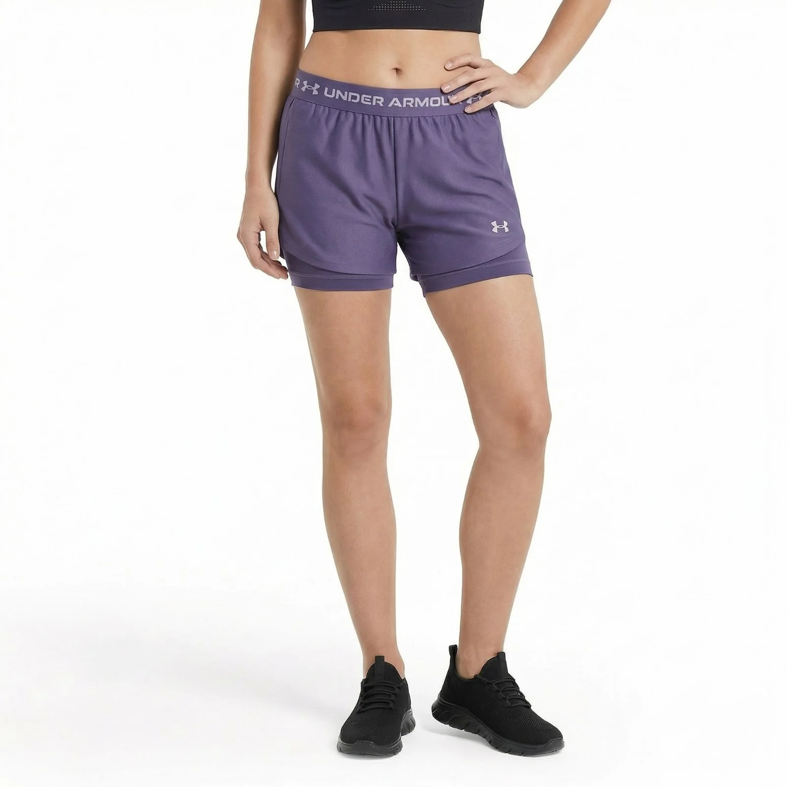 Under Armour Tech Play Up 2 in 1 Girls Shorts