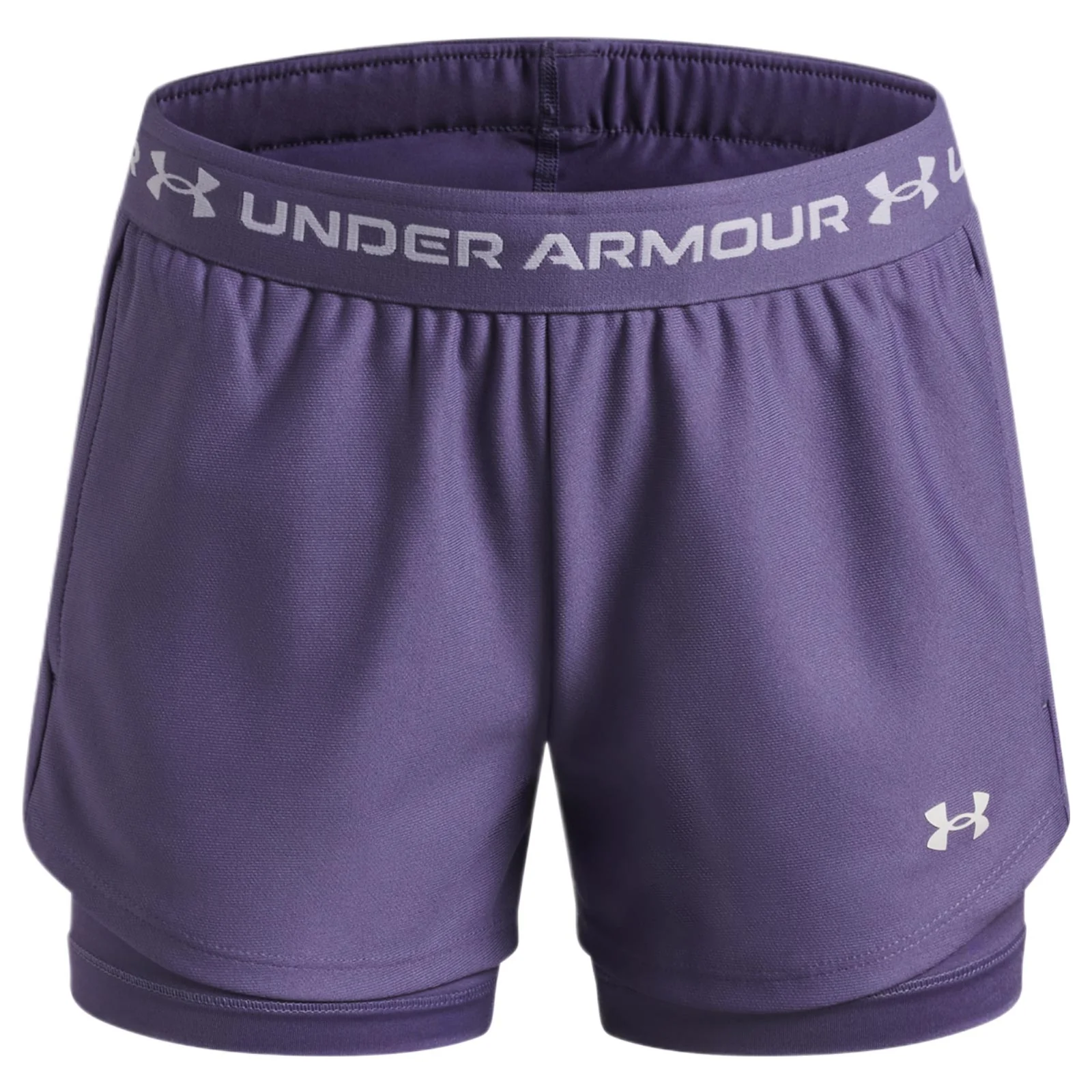 Under Armour Tech Play Up 2 in 1 Girls Shorts - Image 3