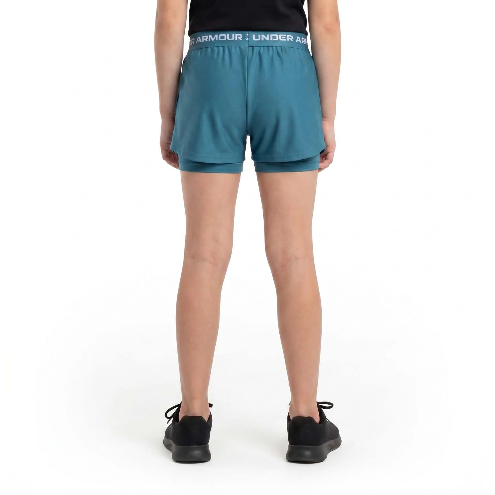 Under Armour Tech Play Up Girls 2-in-1 Training Shorts - Image 2