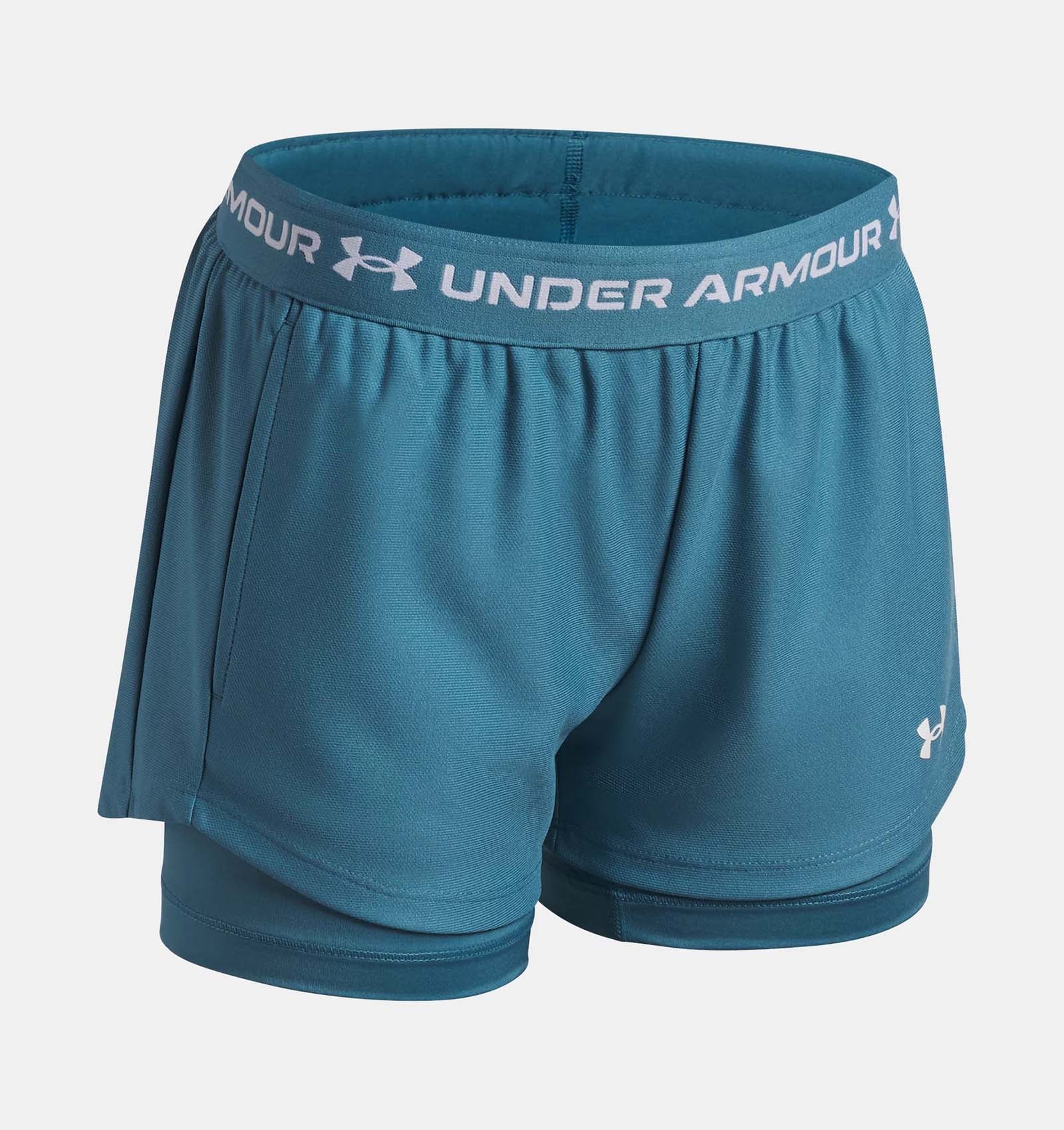 Under Armour Tech Play Up Girls 2-in-1 Training Shorts - Image 5