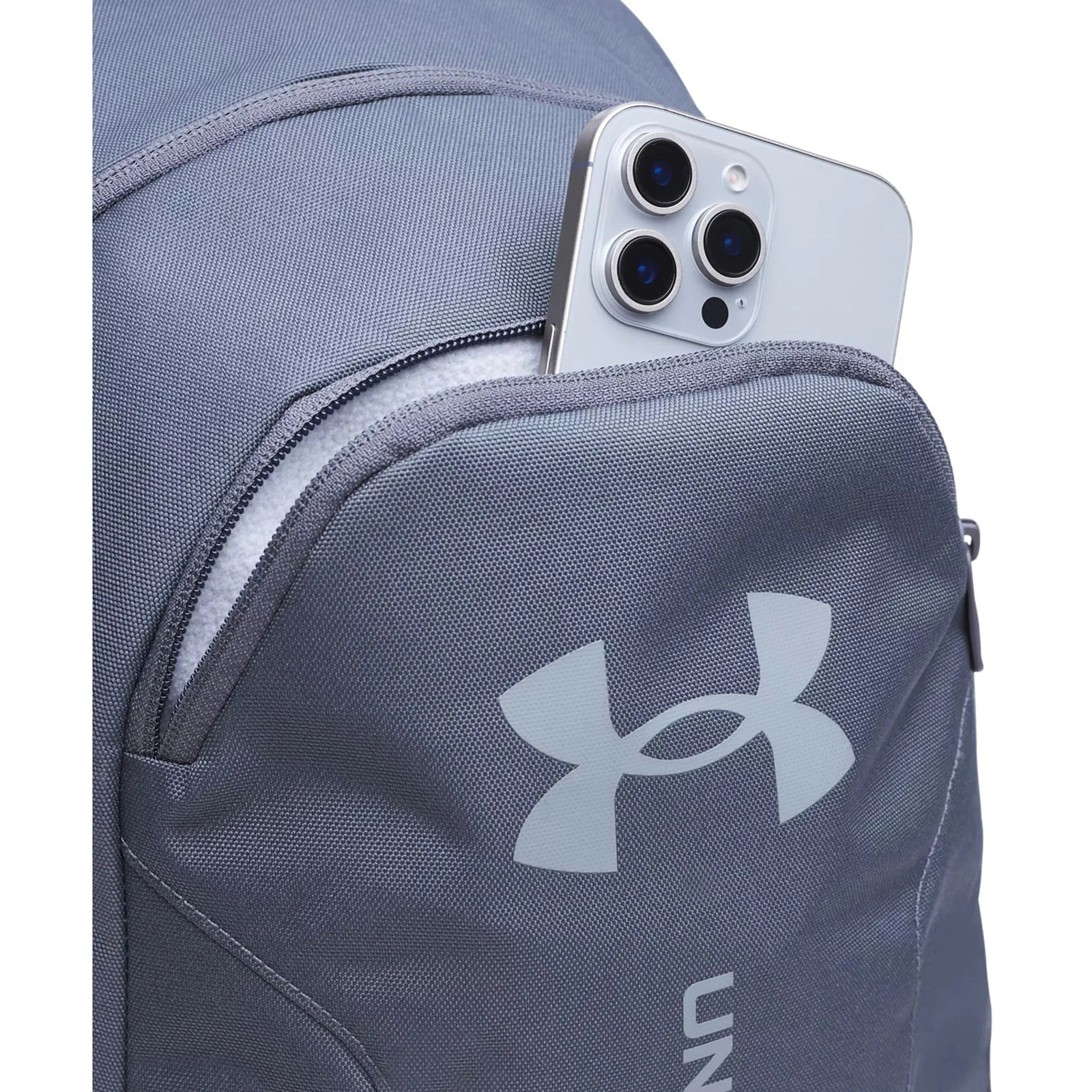 Under Armour Hustle Lite Backpack Grey - Image 4