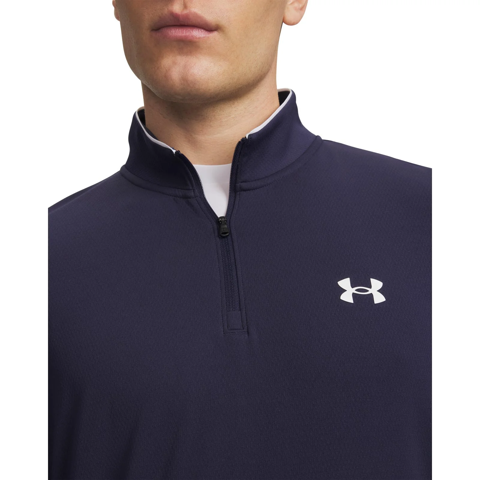 Under Armour Golf Match Play Mens Half-Zip Long Sleeved Top - Image 3
