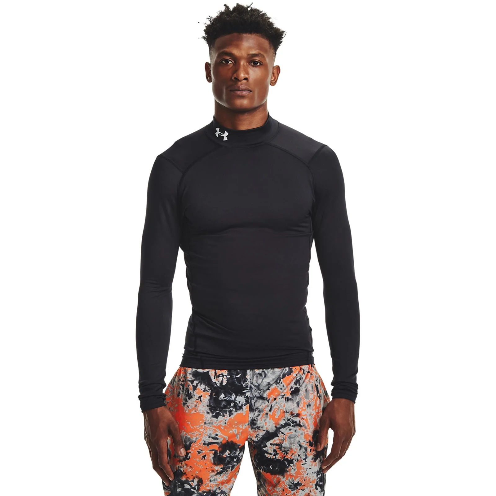 Under Armour Mens ColdGear® Armour Compression Mock Black