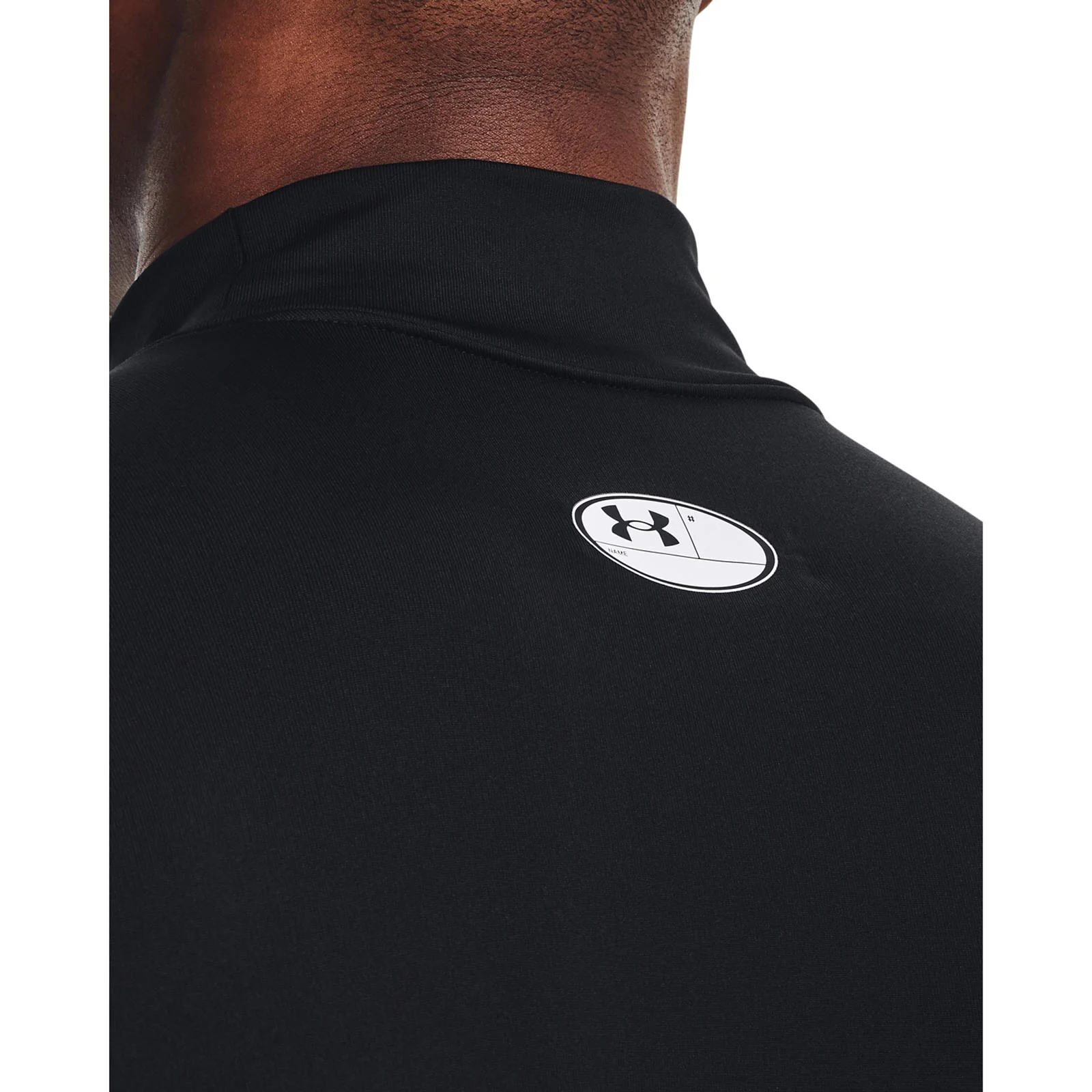 Under Armour Mens ColdGear® Armour Compression Mock Black - Image 3