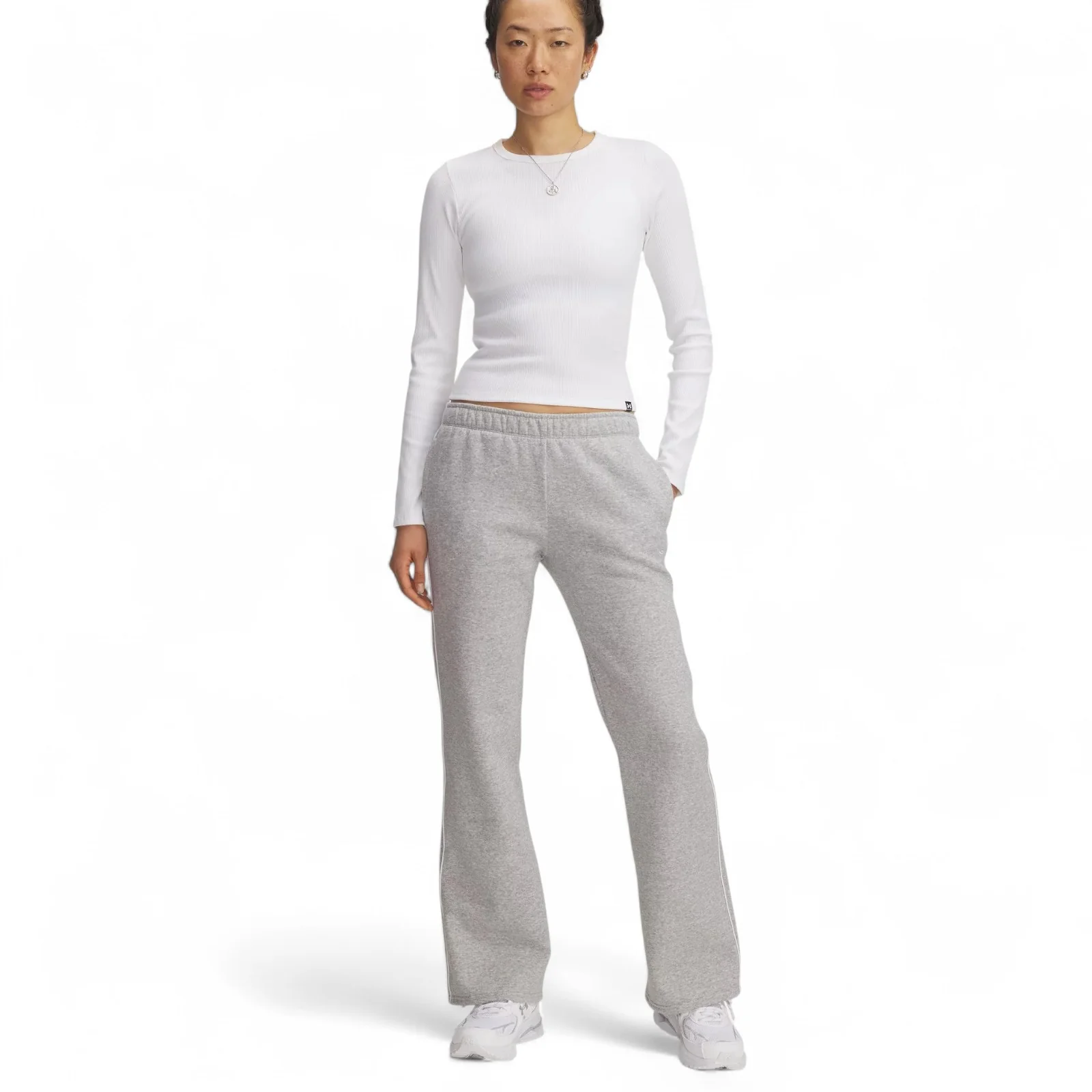 Under Armour Rival Fleece Piped Womens Pants - Image 3