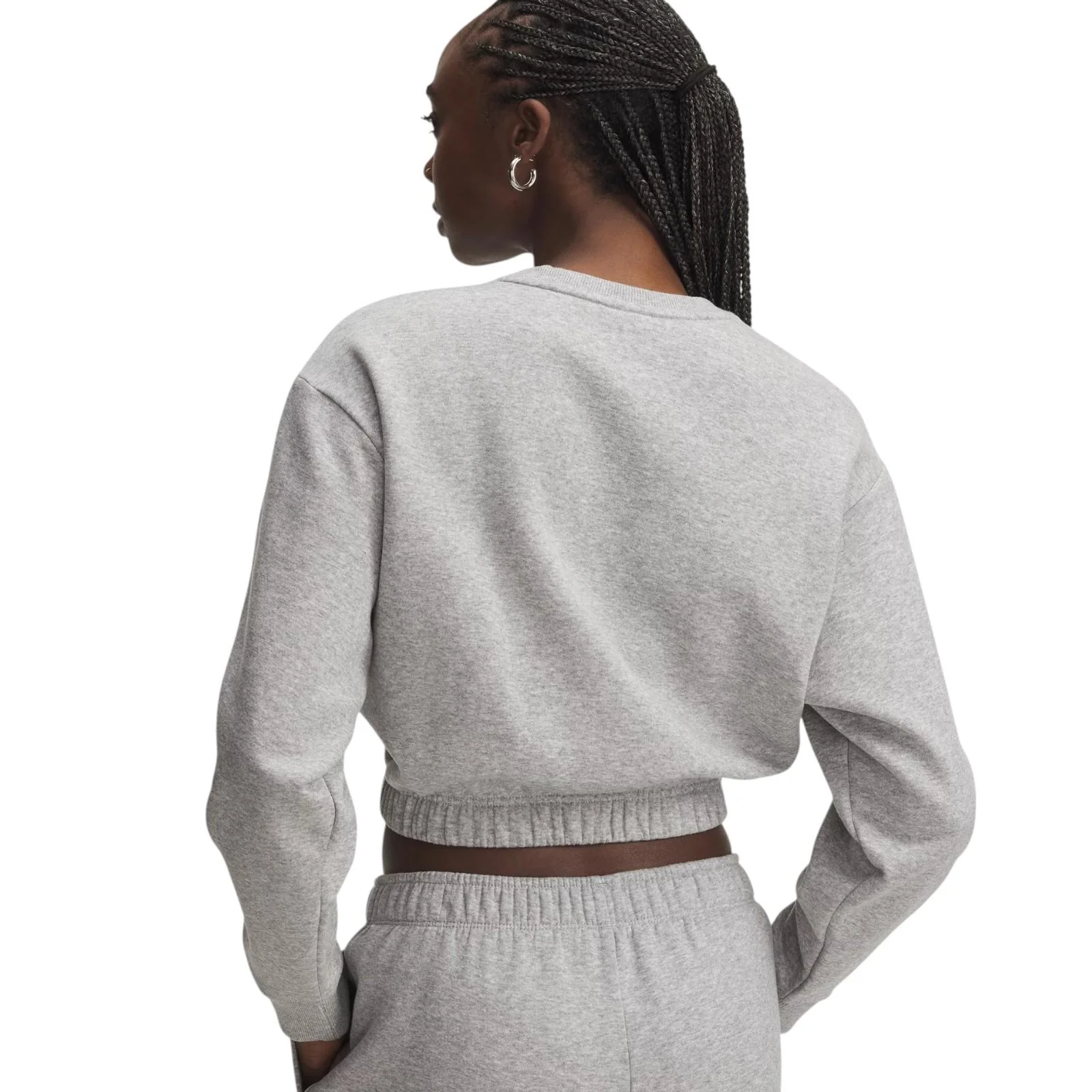 Under Armour Rival Fleece Piped Womens Crew Top - Image 2