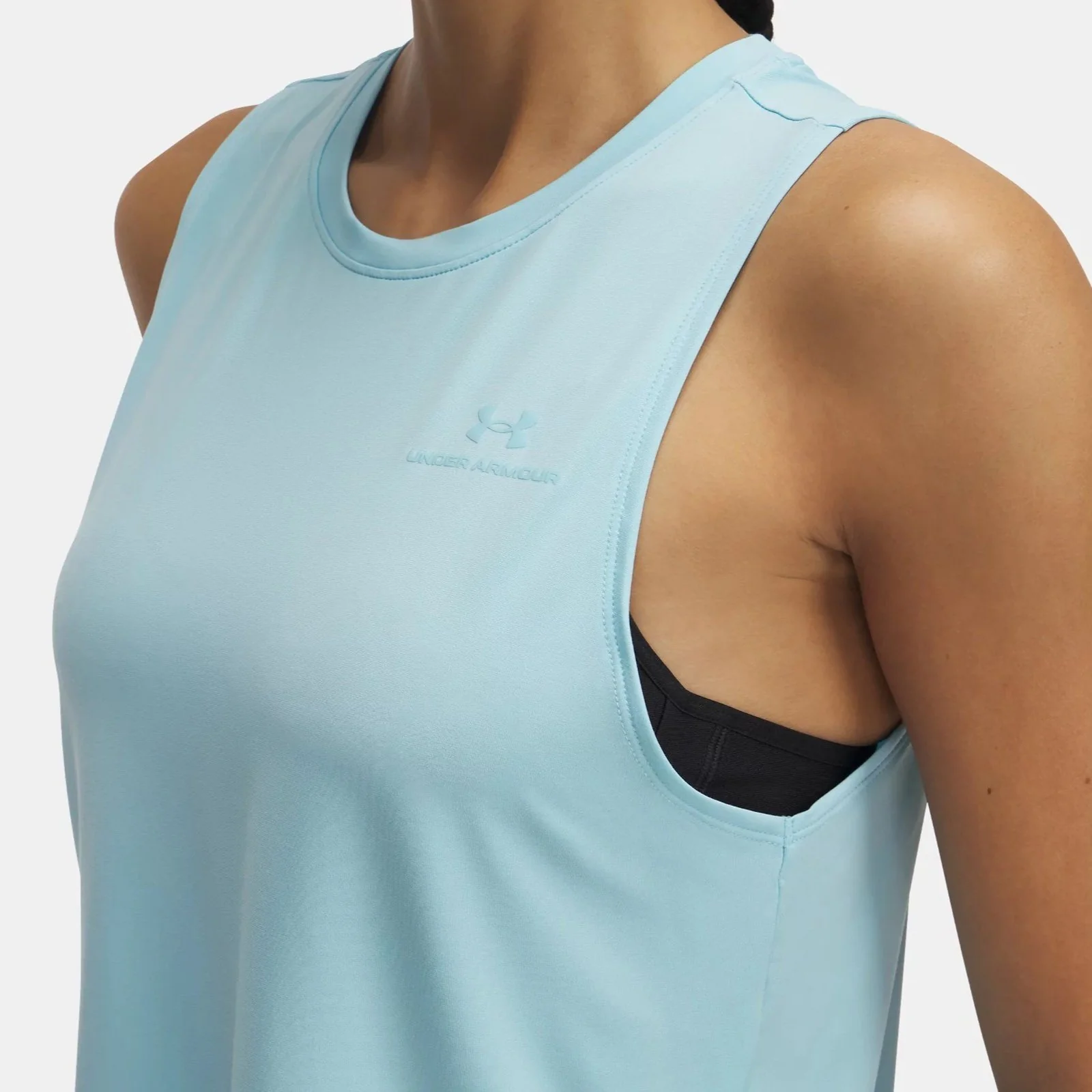 Under Armour Vanish Energy Womens Sleeveless Crop Tank Top - Image 3