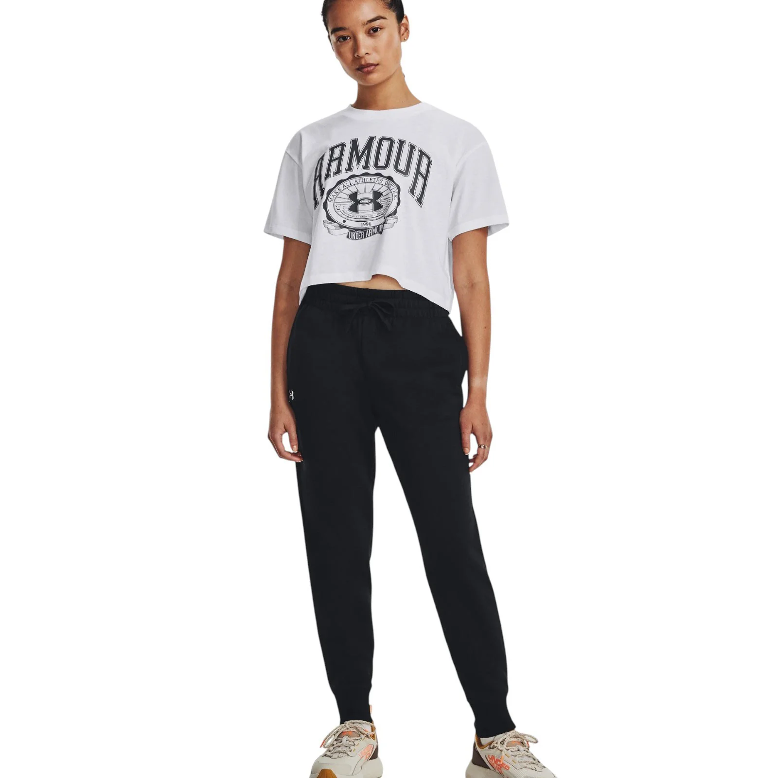 Under Armour Rival Womens Loose-Fit Fleece Joggers - Image 4
