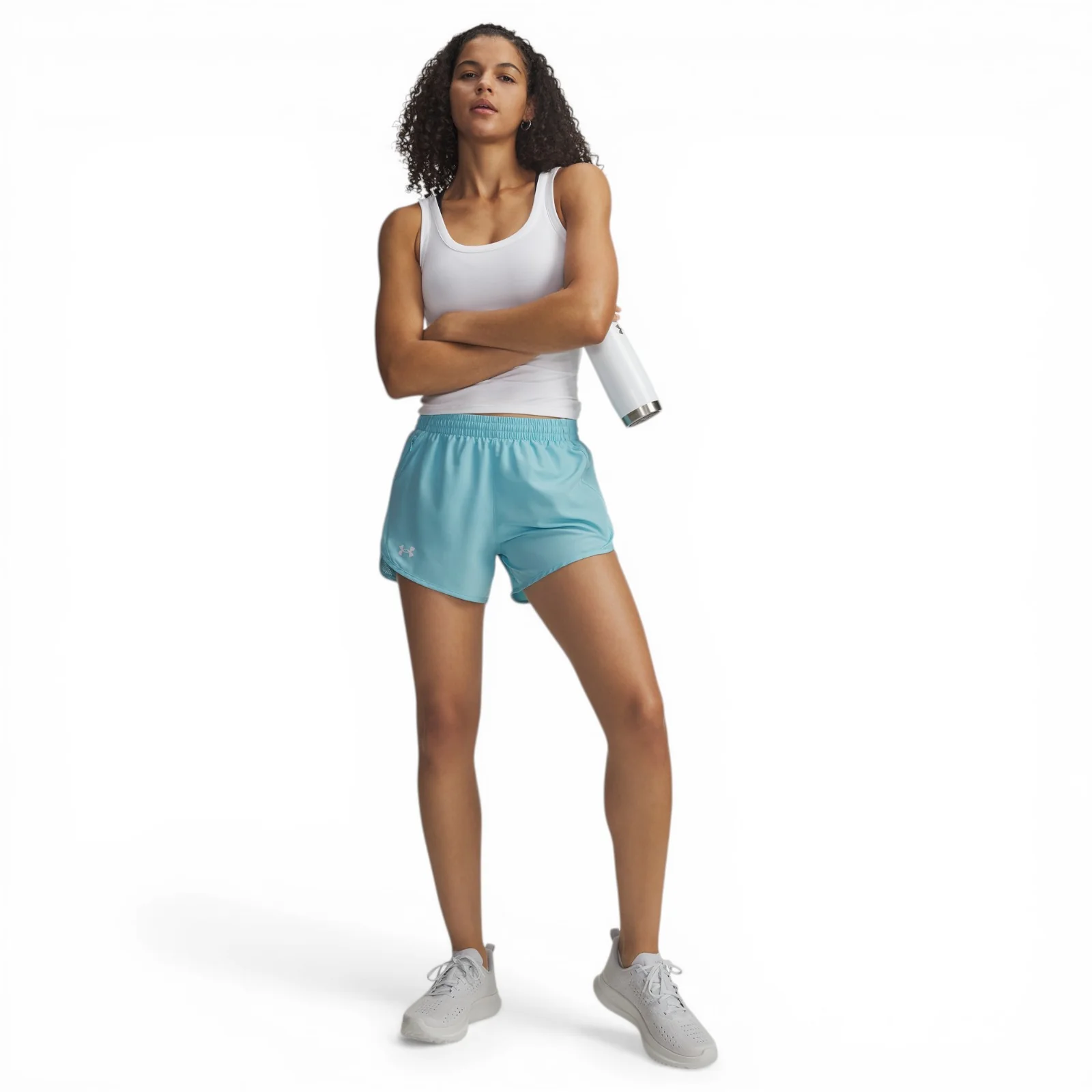 Under Armour Fly By Womens Lightweight Shorts - Image 3