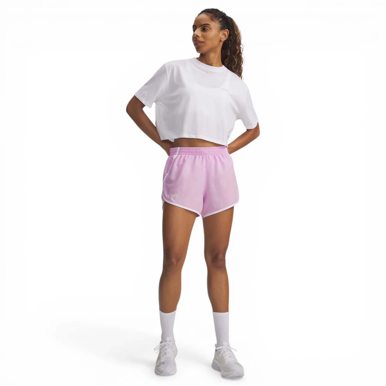 Under Armour Fly By Womens Lightweight Shorts - Image 3