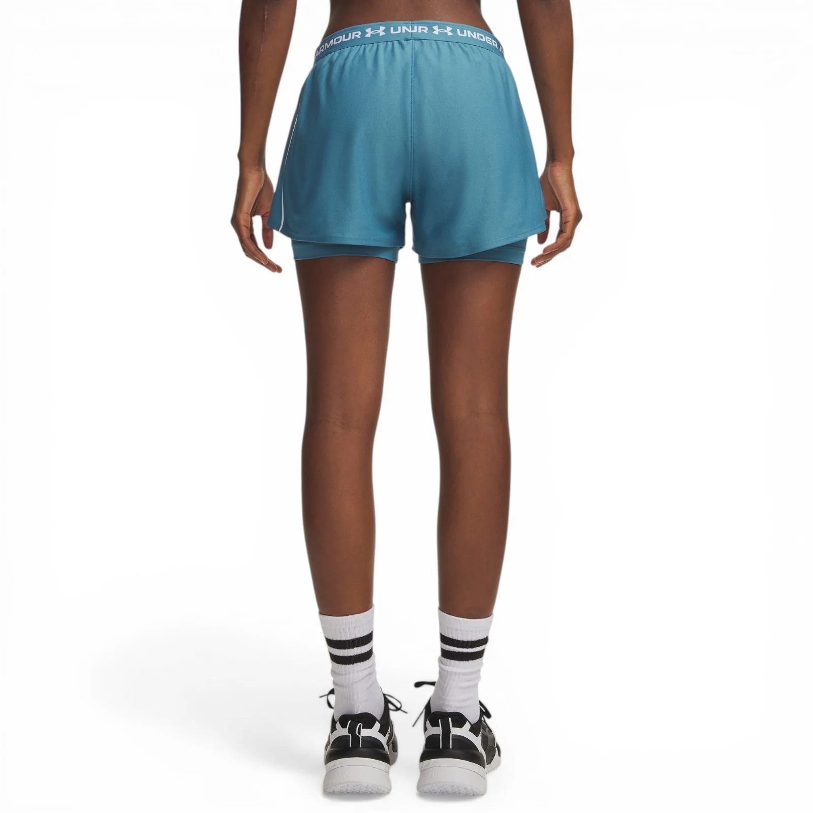 Under Armour Tech Play Up Womens 2in1 Training Shorts - Image 2