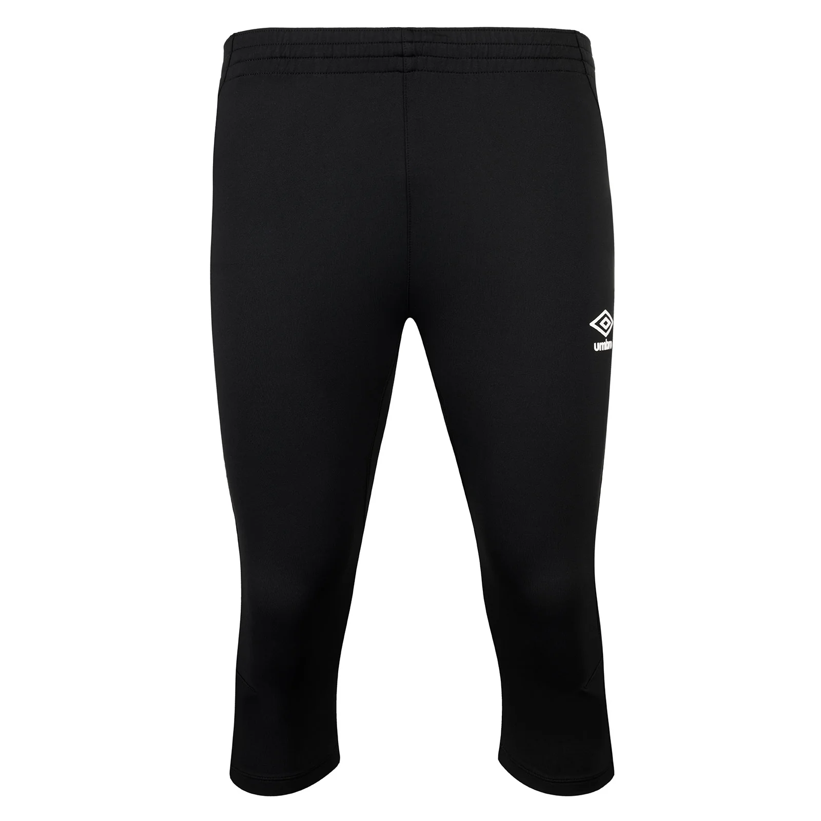 Umbro Mens 3/4 Length Logo Jogger Training Pants - Black - Image 3