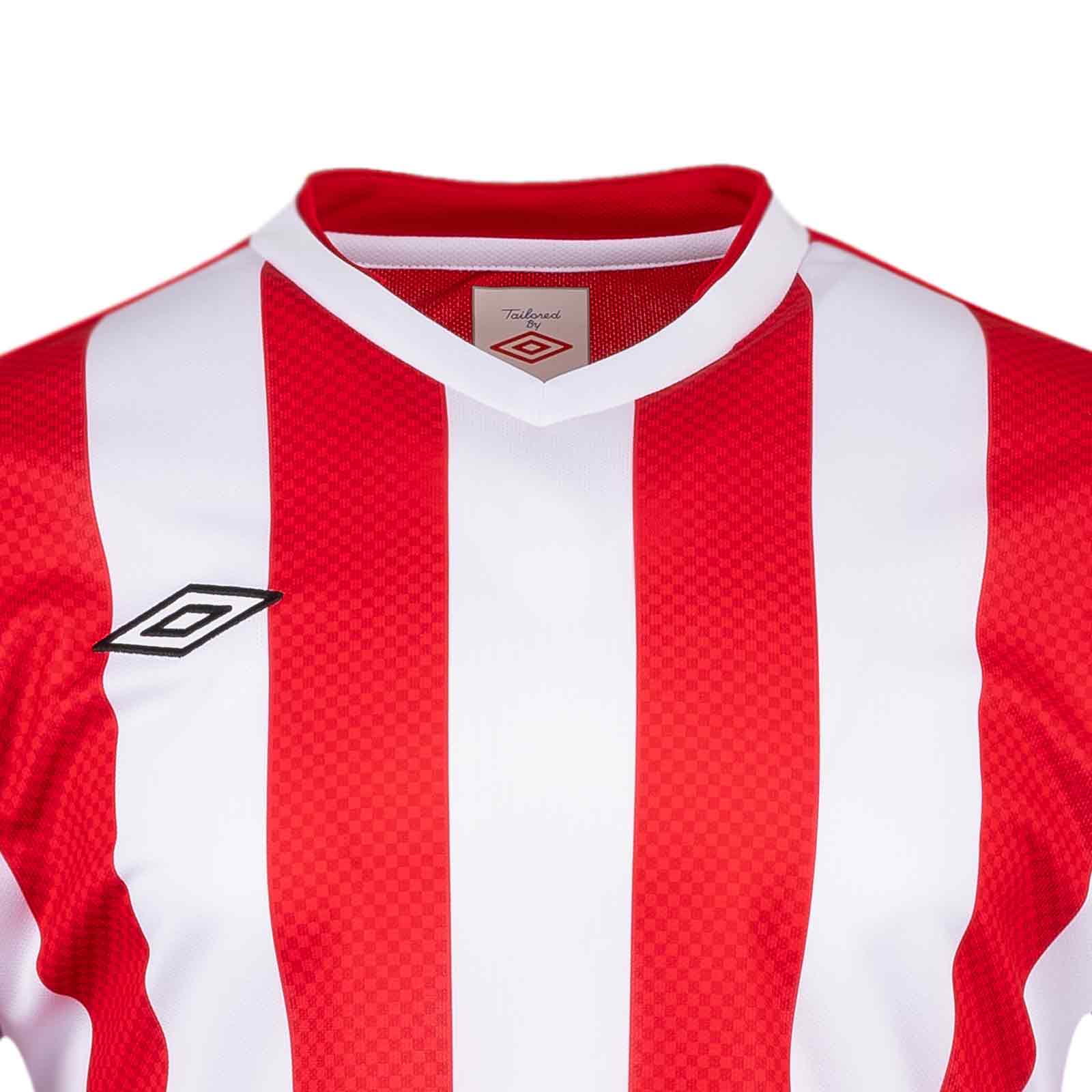 Umbro Checker Stripe Kids Short Sleeve Training Jersey - Image 3