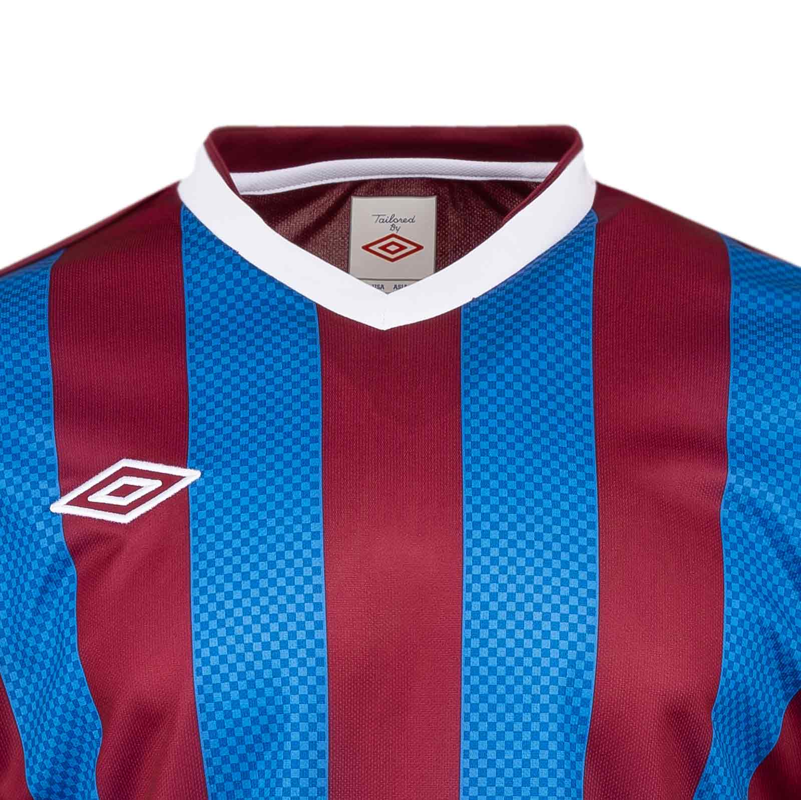 Umbro Checker Stripe Adult Short Sleeve Training Jersey - Image 3