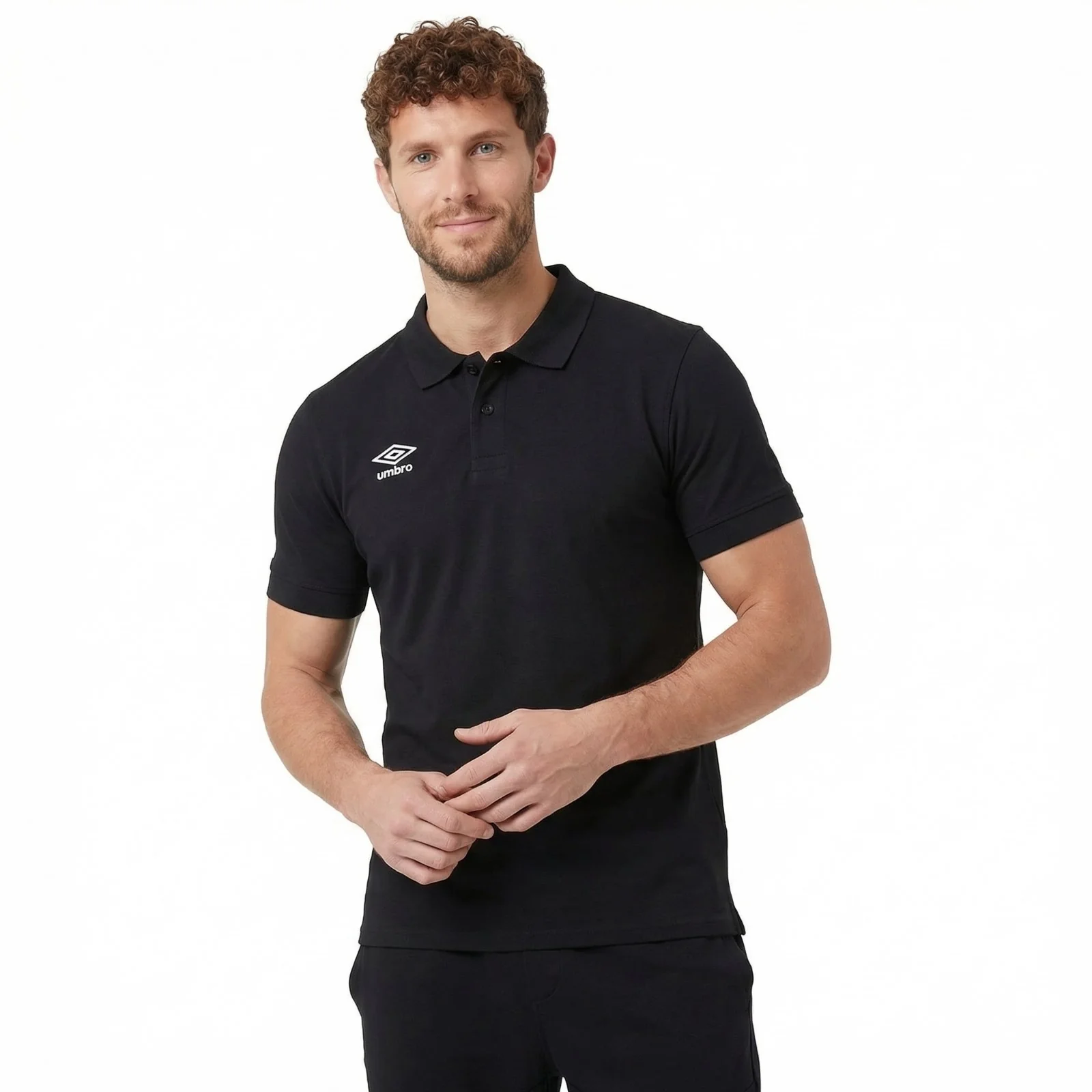 Umbro Core Cotton Short-Sleeved Polo Shirt