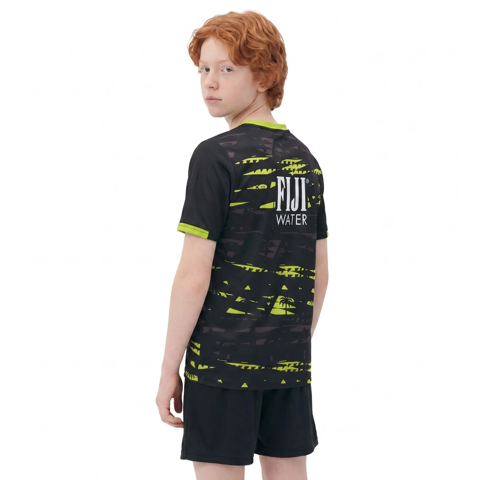 Umbro Fiji 7s Rugby 2026 Short Sleeve Kids Pre-Match Top - Image 2