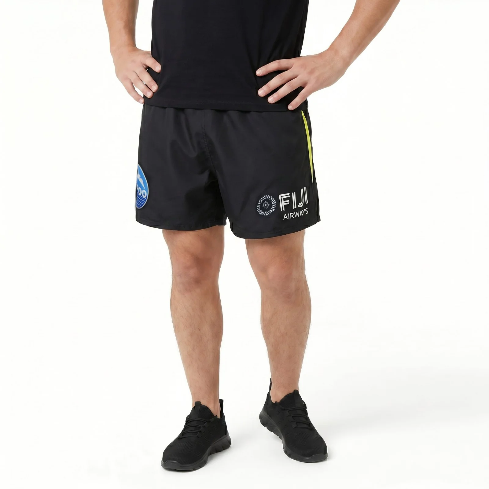 Umbro Fiji 7s Rugby 2026 Adults Training Shorts - Black