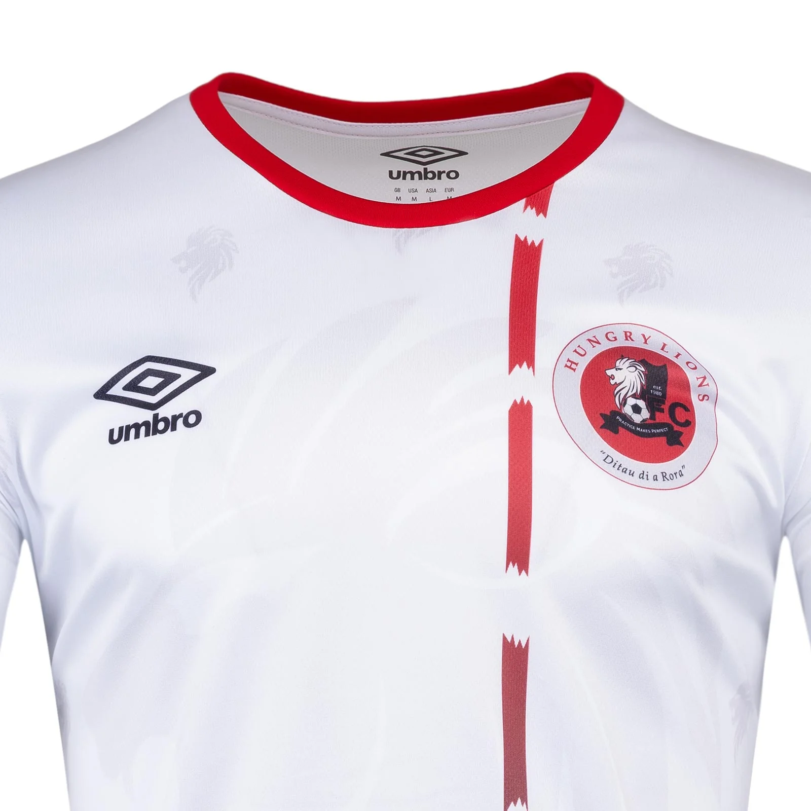 Umbro Hungry Lions Football 2024/25 Adults Home Jersey - Image 3