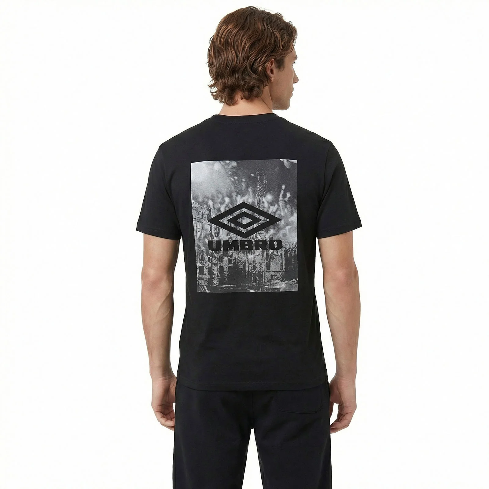 Umbro Industry Graphic Mens Short Sleeved Training T-Shirt - Image 2