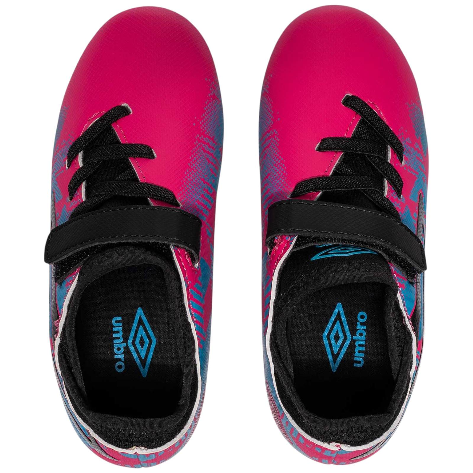 Umbro Formation III Junior Firm Ground Velcro Football Boots - Image 3