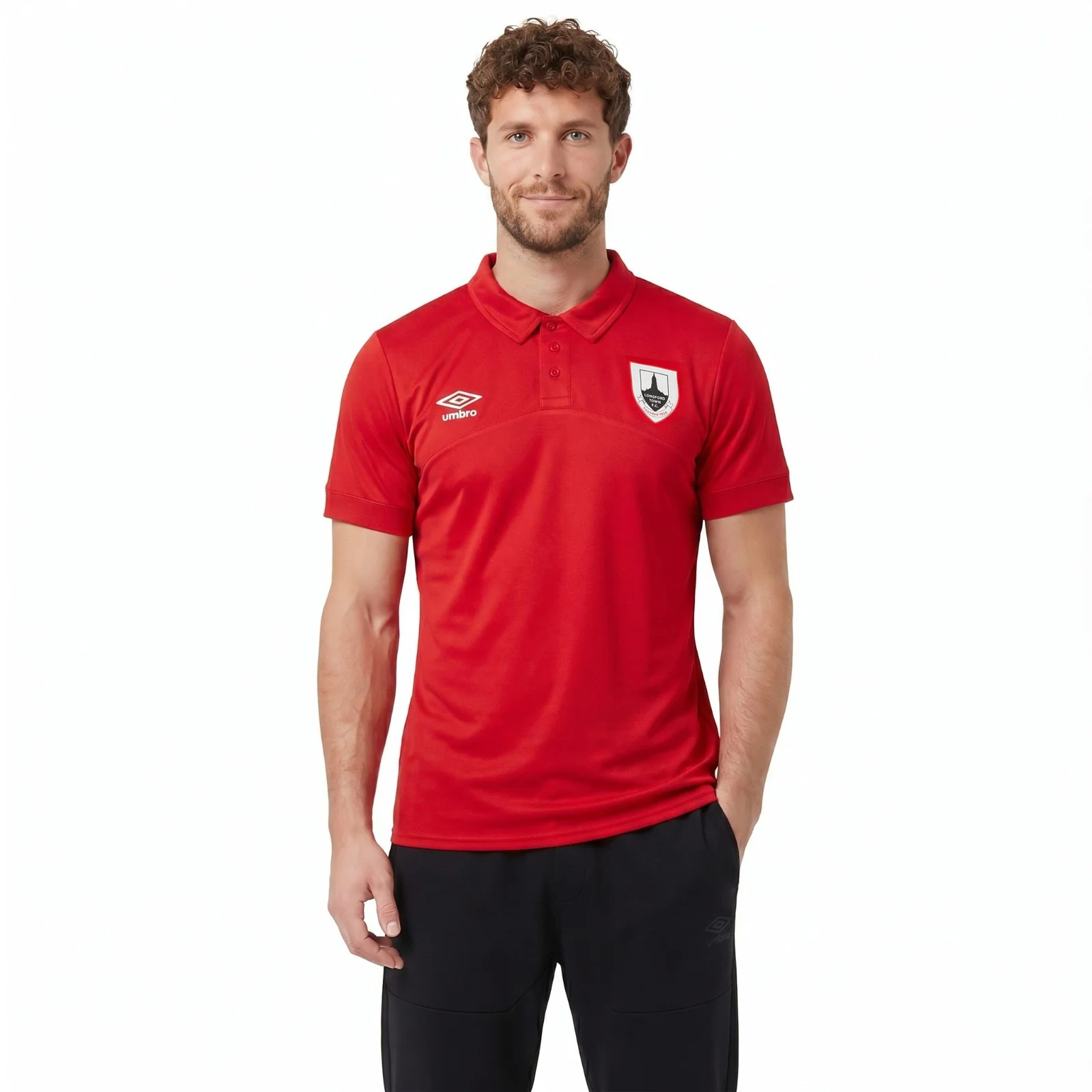 Umbro Longford Town Football 2026 Adults Polo Shirt