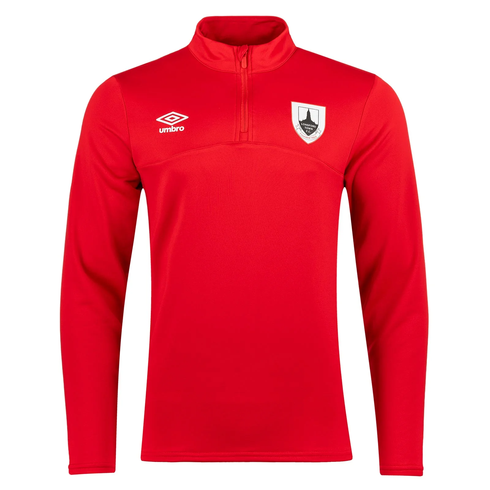 Umbro Longford Town Football 2026 Adults Half-Zip Top - Image 3