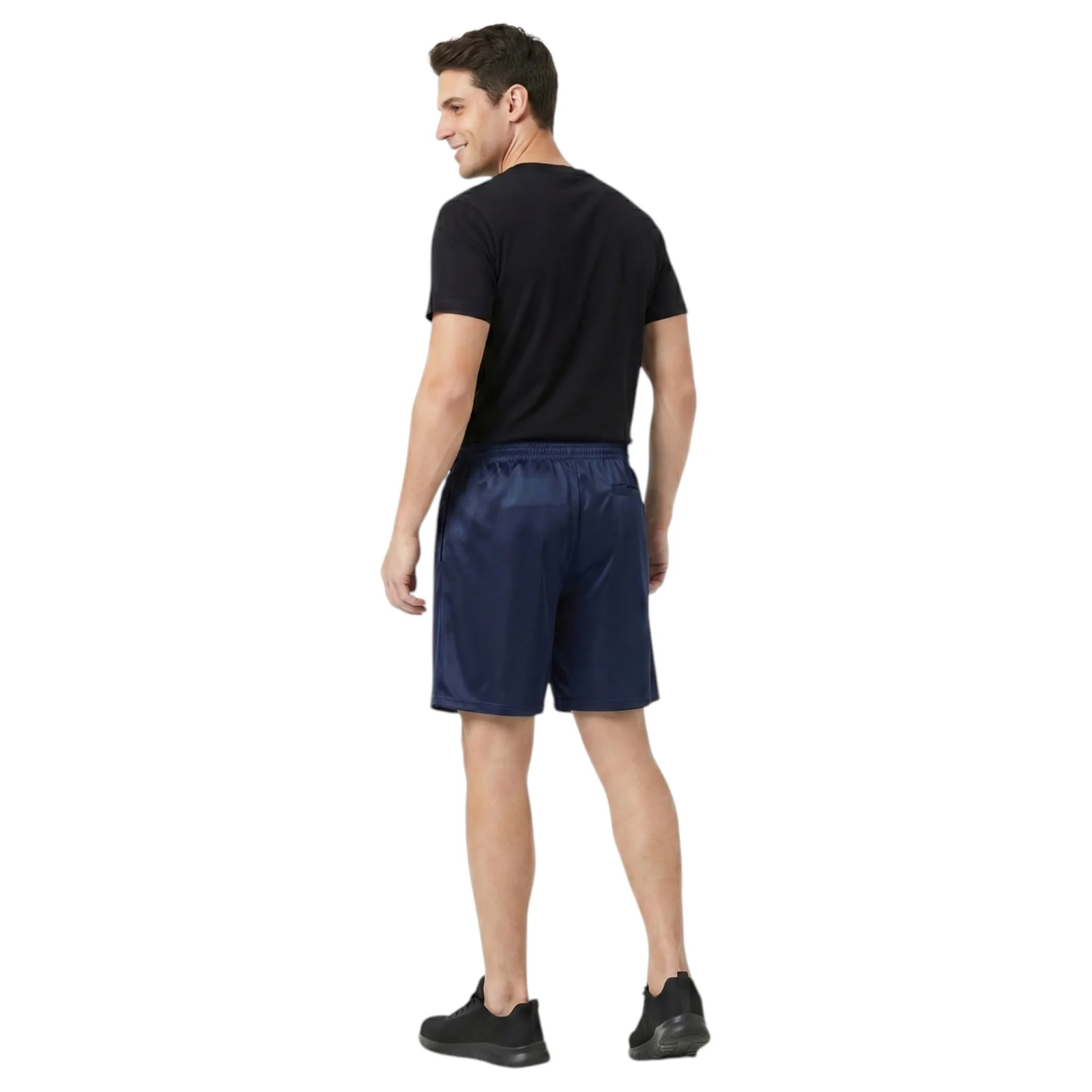 Umbro Football Relaxed-Fit Panelled Mens Shorts - Blue - Image 2