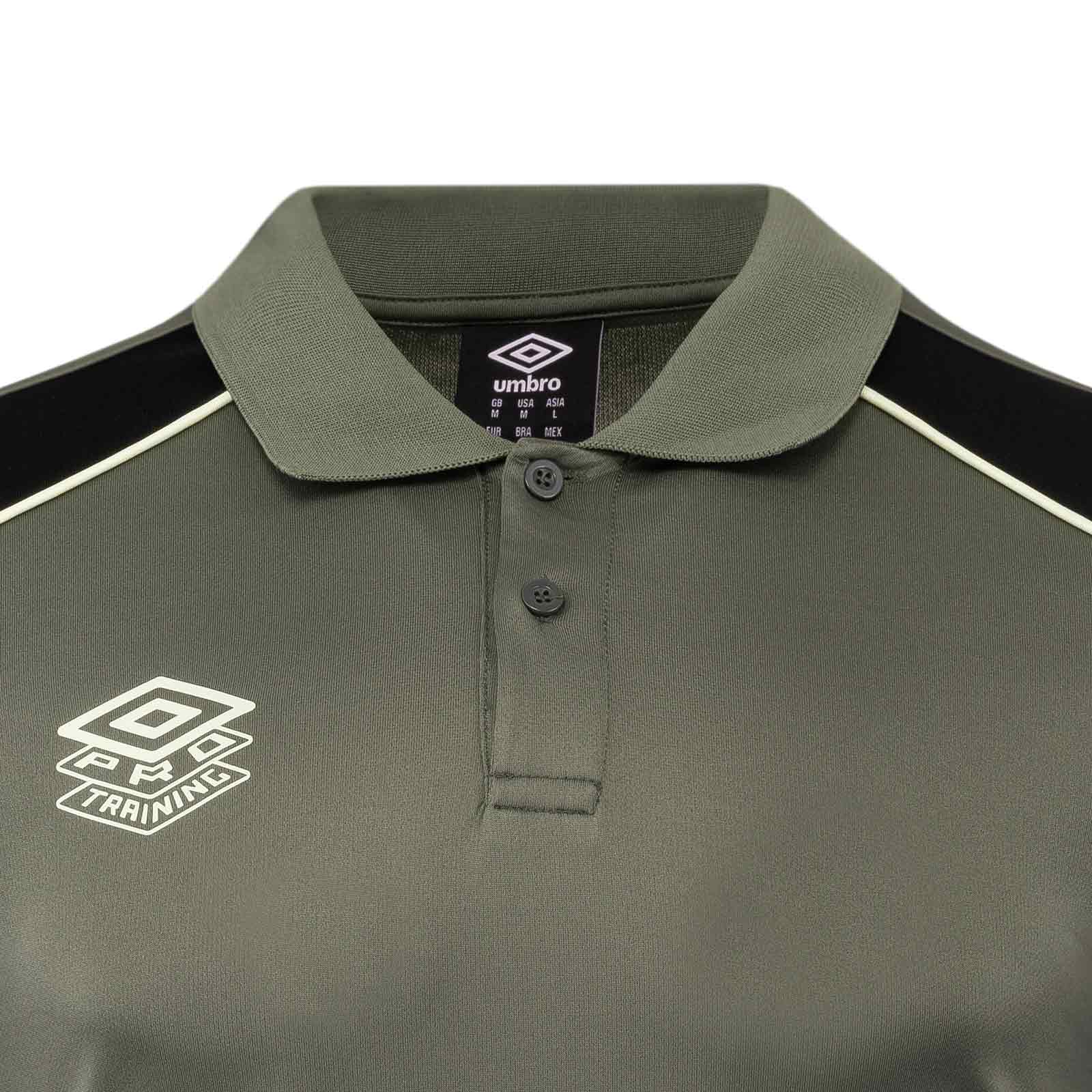 Umbro Pro Training Active Mens Short Sleeve Polo Shirt - Image 5