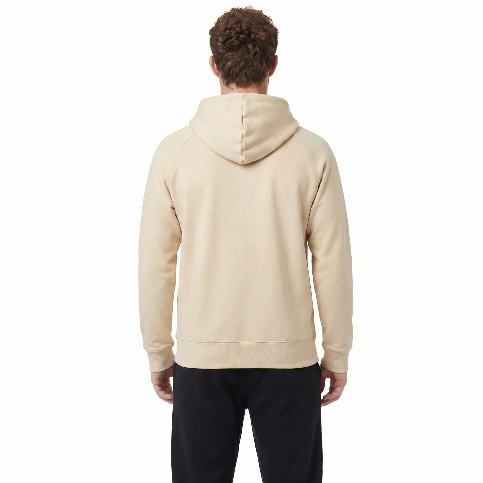 Umbro Relaxed Mens Football Training Hoodie - Cream - Image 2
