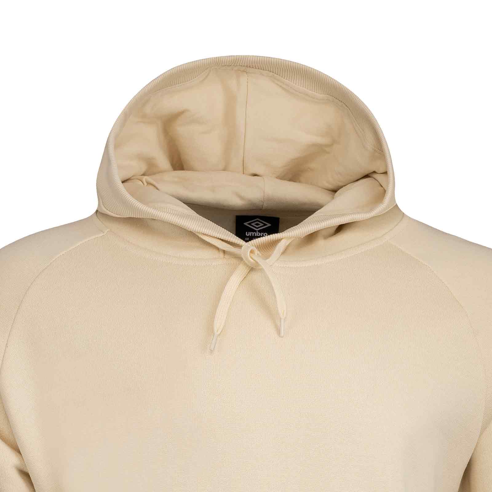 Umbro Relaxed Mens Football Training Hoodie - Cream - Image 3
