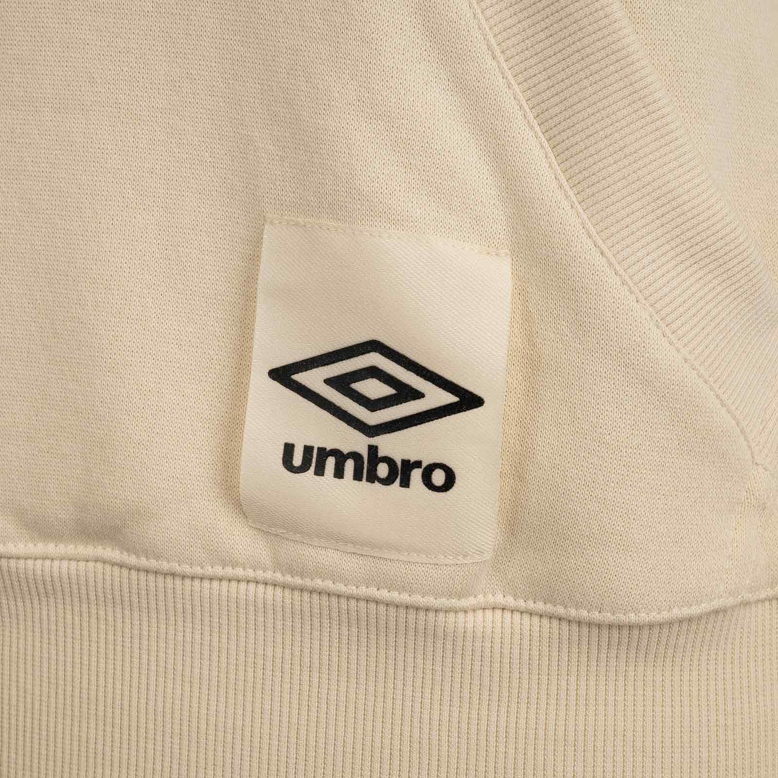 Umbro Relaxed Mens Football Training Hoodie - Cream - Image 4