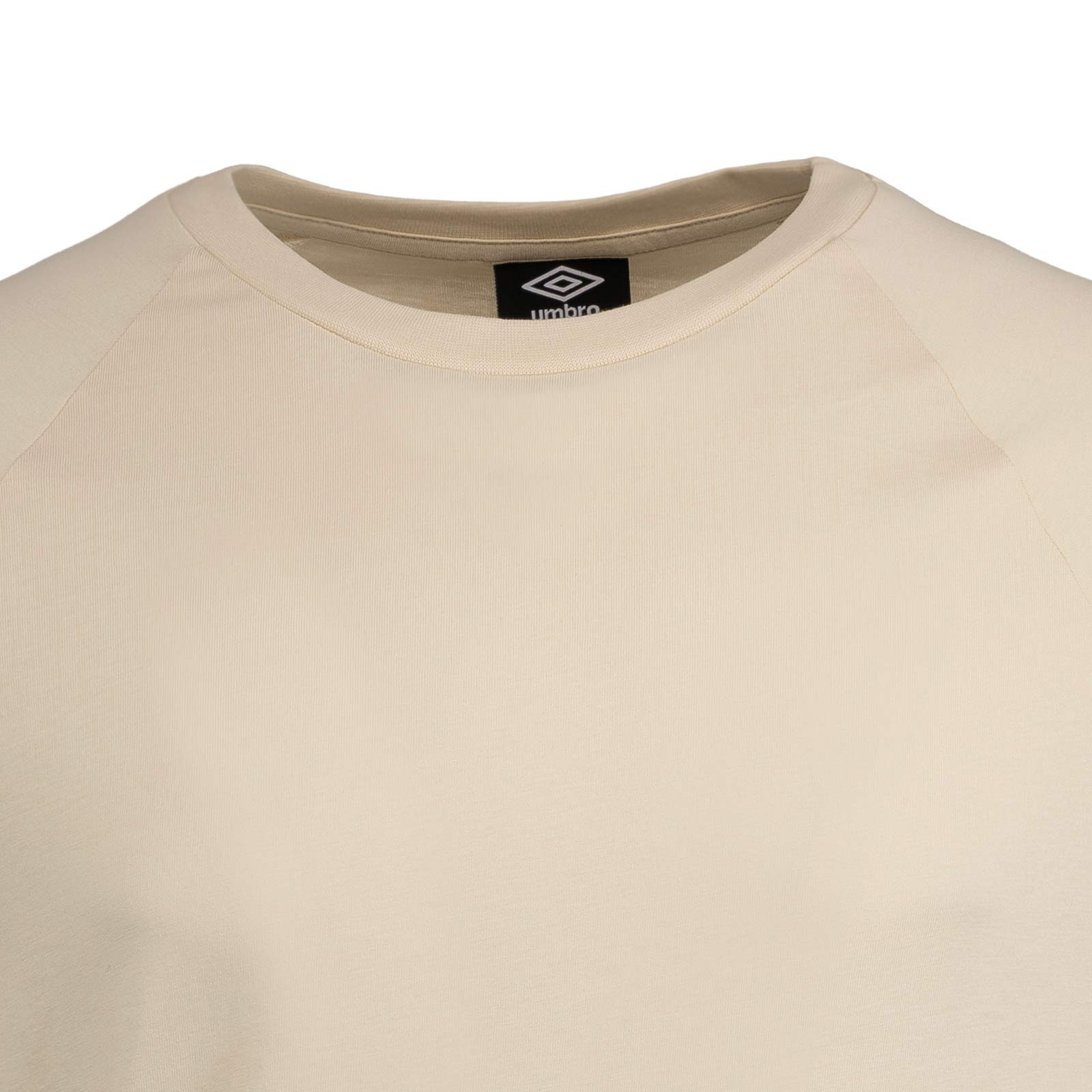Umbro Relaxed Mens Short Sleeve Training T-Shirt - Cream - Image 3