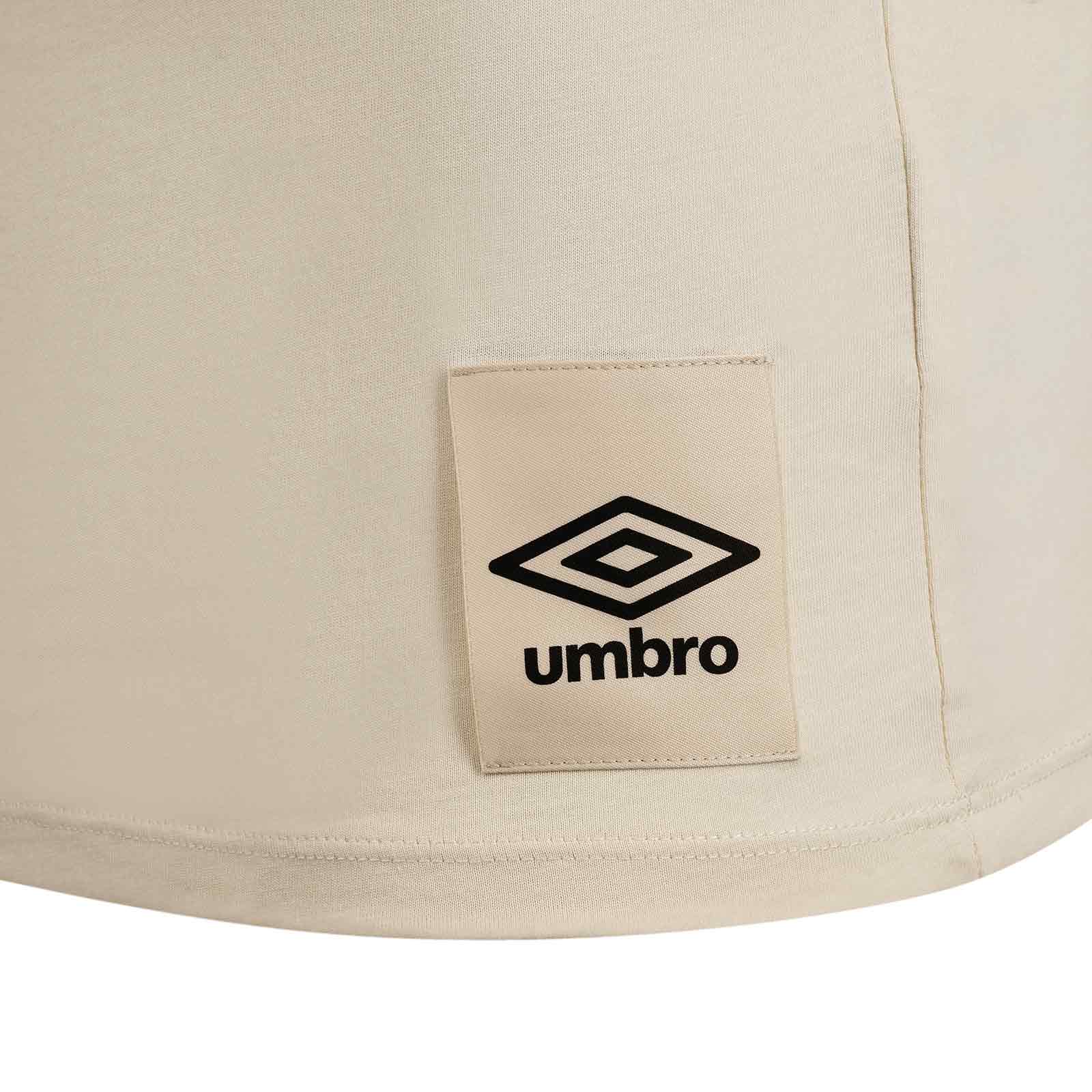 Umbro Relaxed Mens Short Sleeve Training T-Shirt - Cream - Image 4