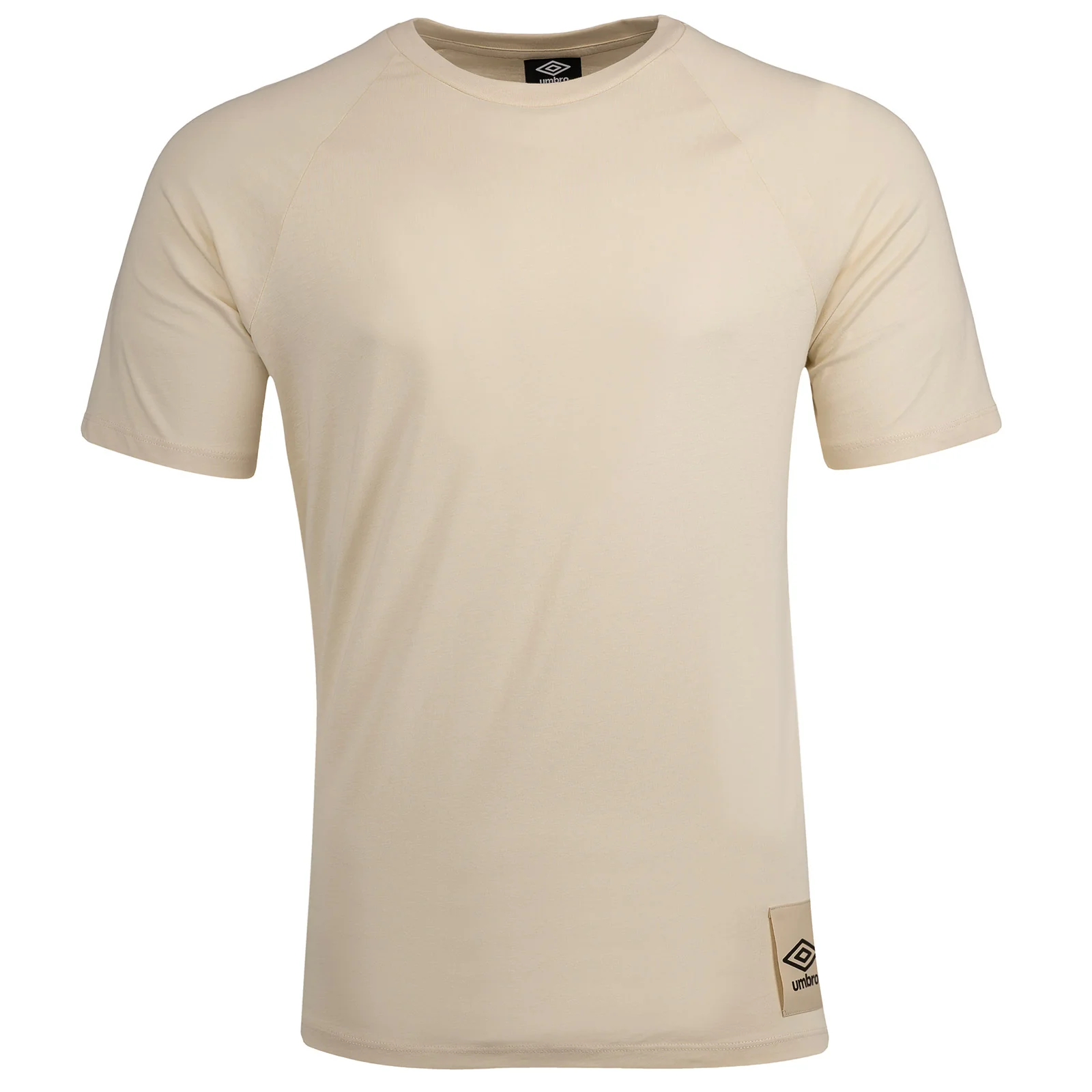 Umbro Relaxed Mens Short Sleeve Training T-Shirt - Cream - Image 5