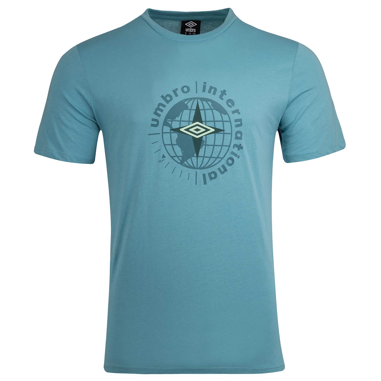 Umbro Globe Mens Short Sleeved Graphic Training T-Shirt