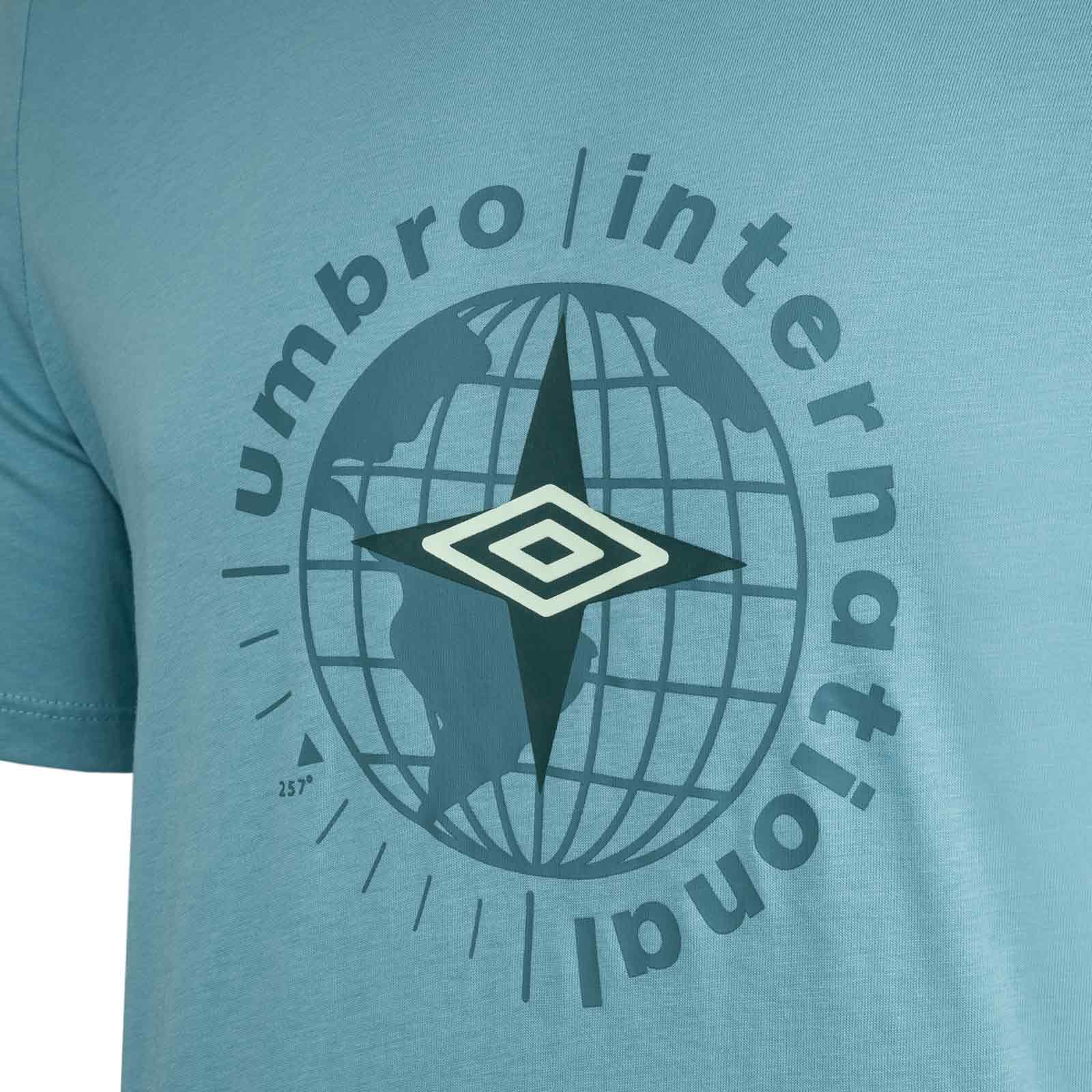 Umbro Globe Mens Short Sleeved Graphic Training T-Shirt - Image 6