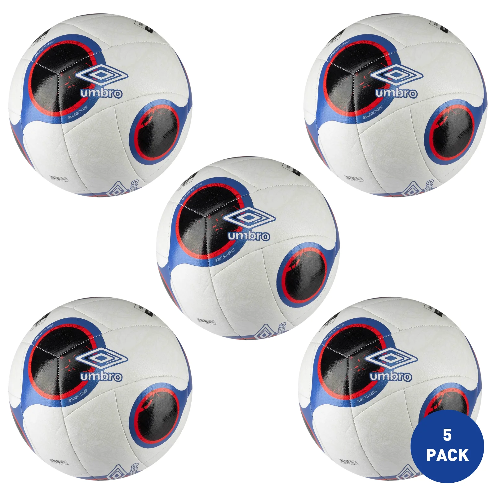 Umbro Neo Swerve Match Logo Football - 5 Pack
