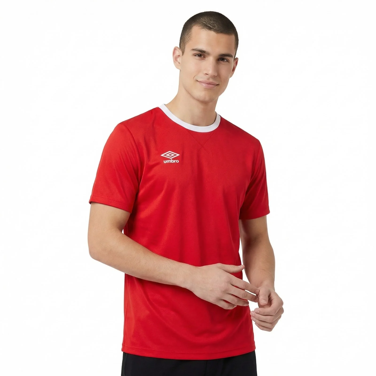 Umbro Pitch Mens Short Sleeve Football Training Jersey