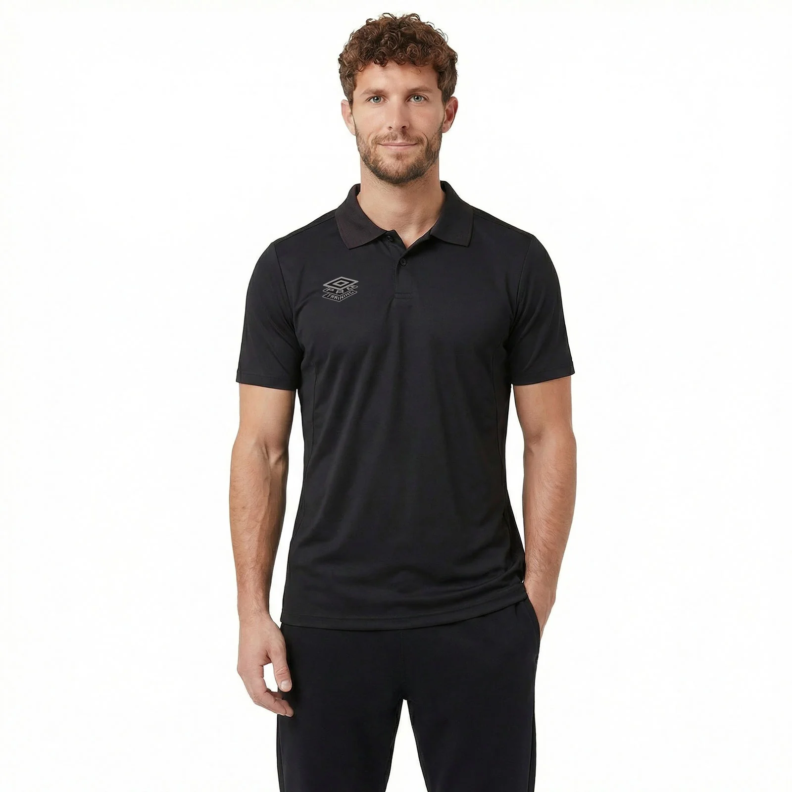 Umbro Pro Training Active Mens Short Sleeve Polo Shirt
